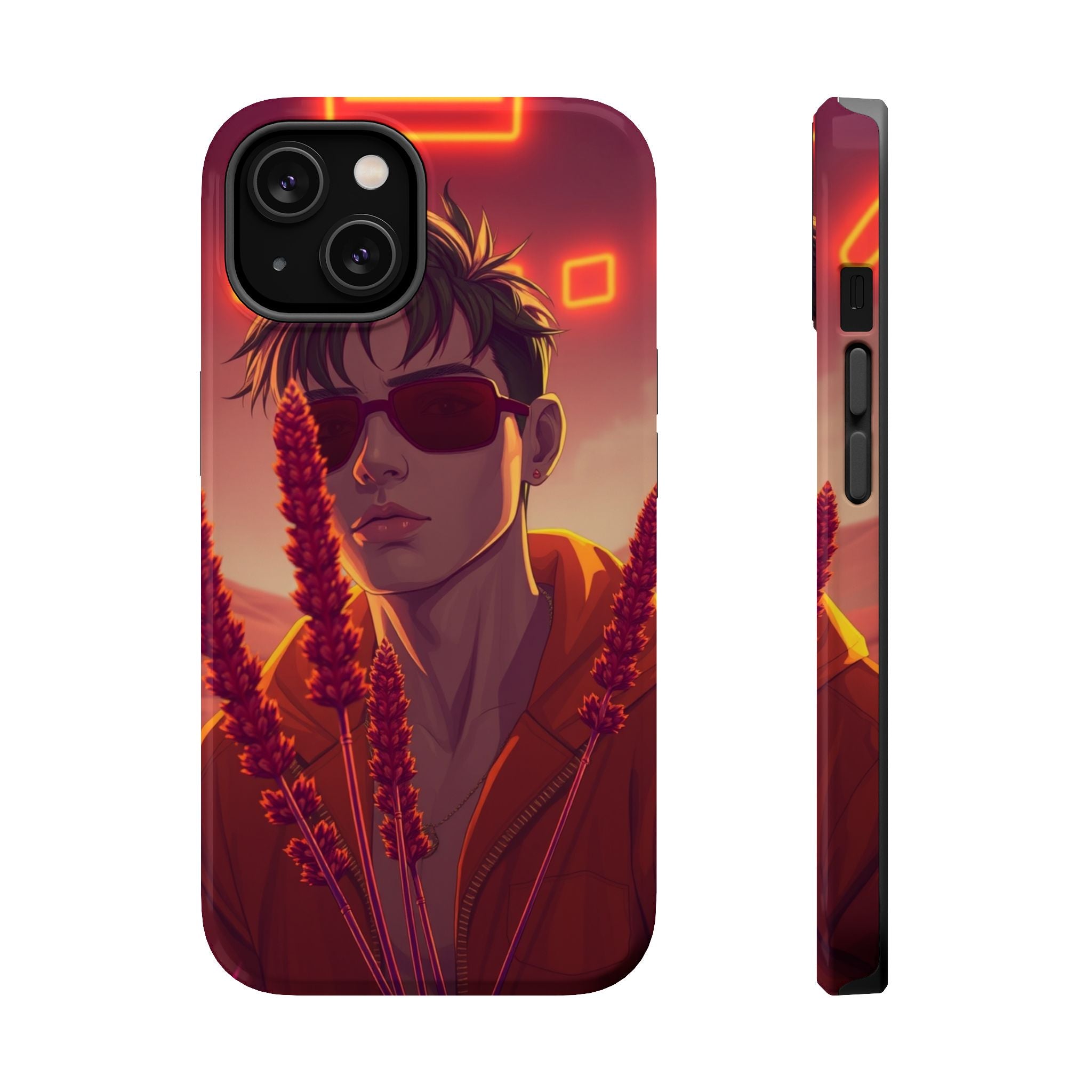 iPhone Lavender Haze Neon Cyberpunk Slim Everyday Designer Case · iPhone Case