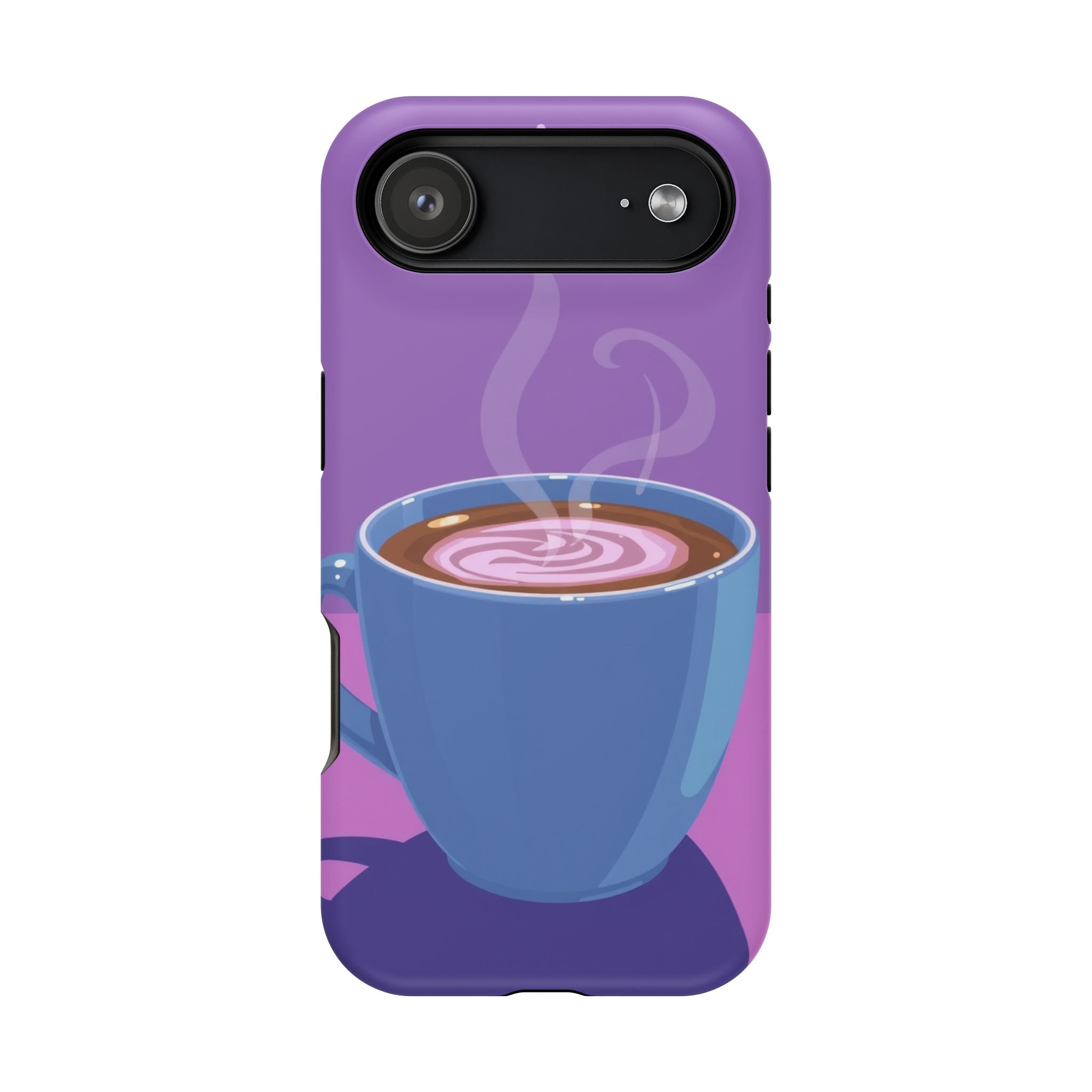 iPhone Emotional Support Coffee Pixel Art -Bit Soft Finish Everyday Case · iPhon