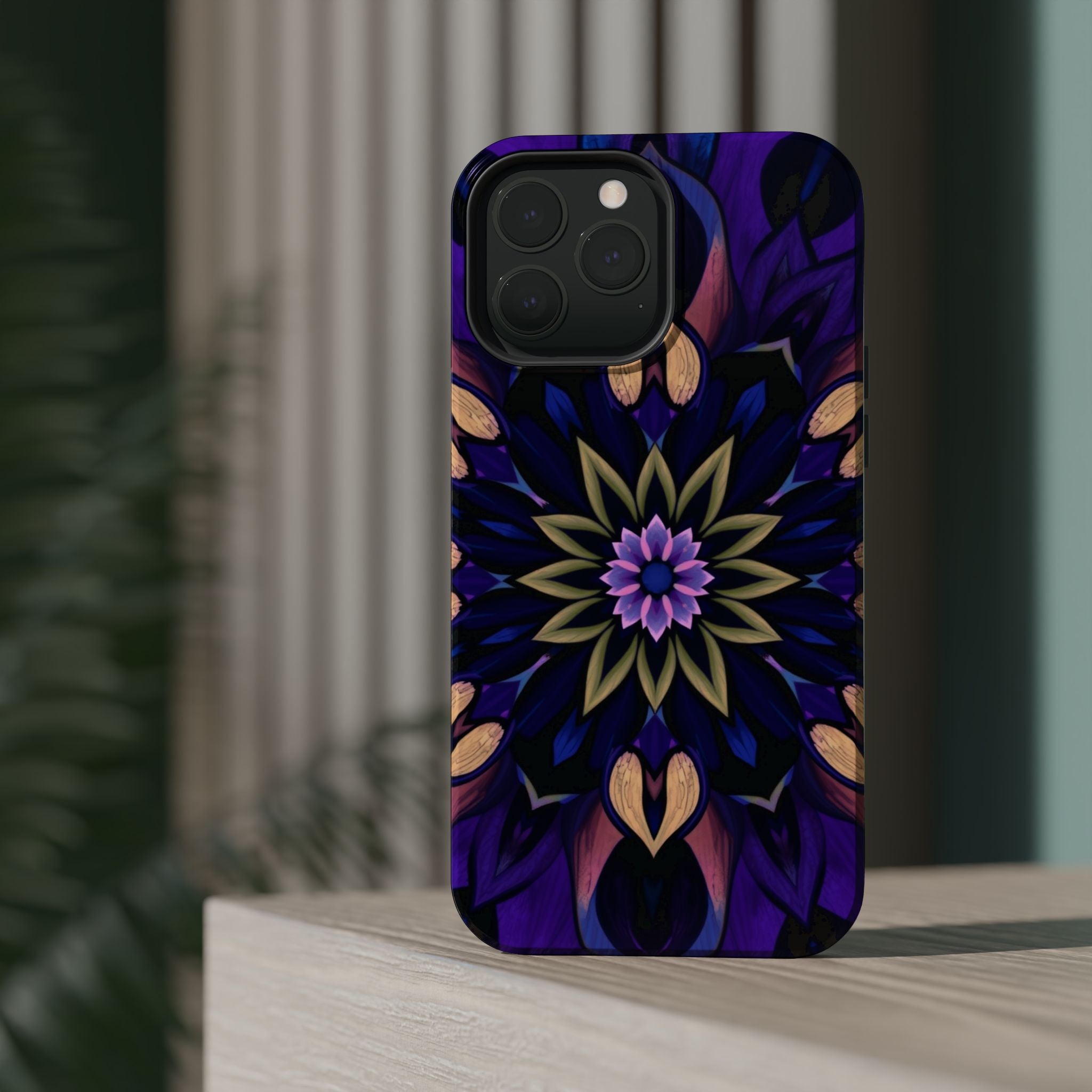 iPhone Floral Mandala Mystic Art Bold Modern Everyday Snap Case · iPhone Case