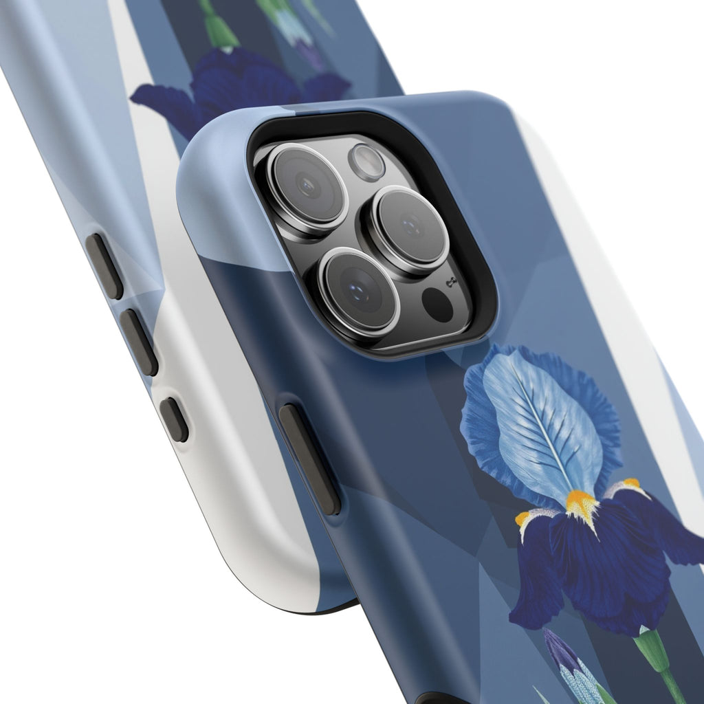iPhone Earthy Iris Garden Design Bold Modern Everyday Snap Case · iPhone Case