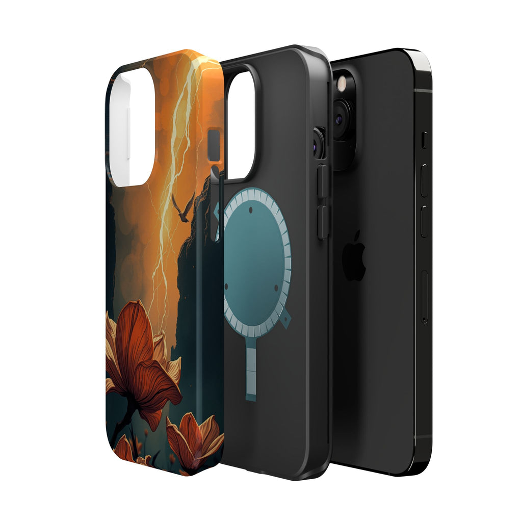 iPhone Vibrant Petal Storm Design Bold Modern Everyday Snap Case · iPhone Case