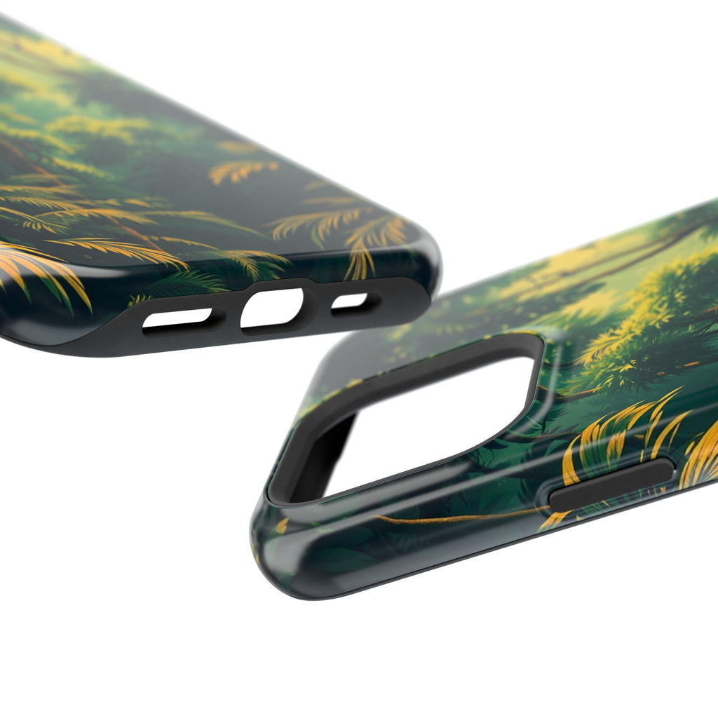 iPhone Rainforest Canopy Vintage Retro Poster Slim iPhone Everyday · iPhone Case