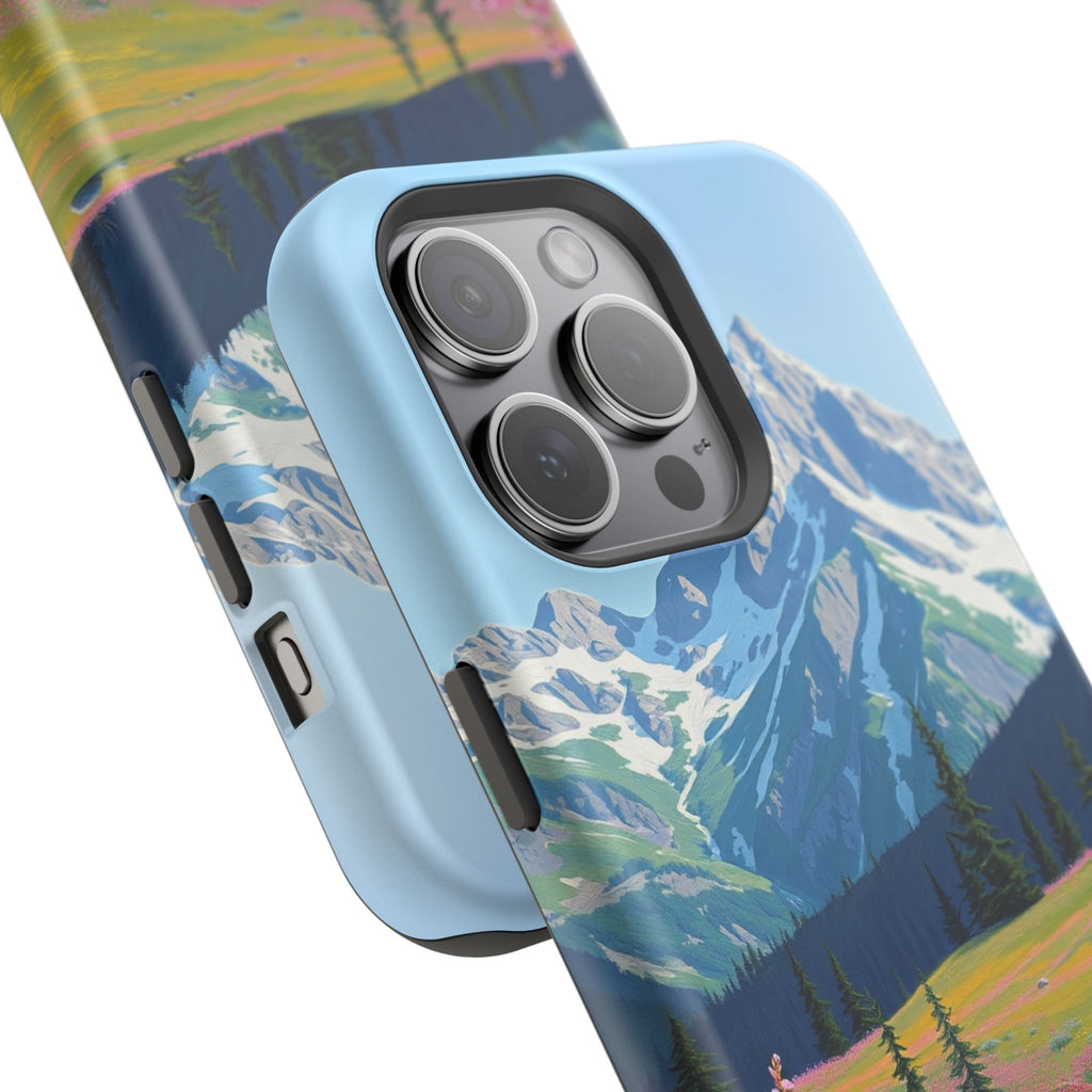 iPhone Earthy Alpine Meadow Design Bold Modern Everyday Snap Case · iPhone Case