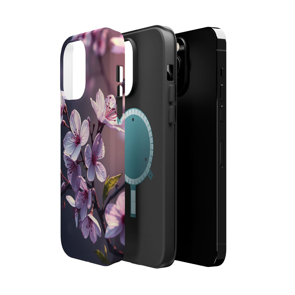 iPhone Cherry Blossom Enchanted Art Artistic Everyday Cas Slim Snap Case · iPhon