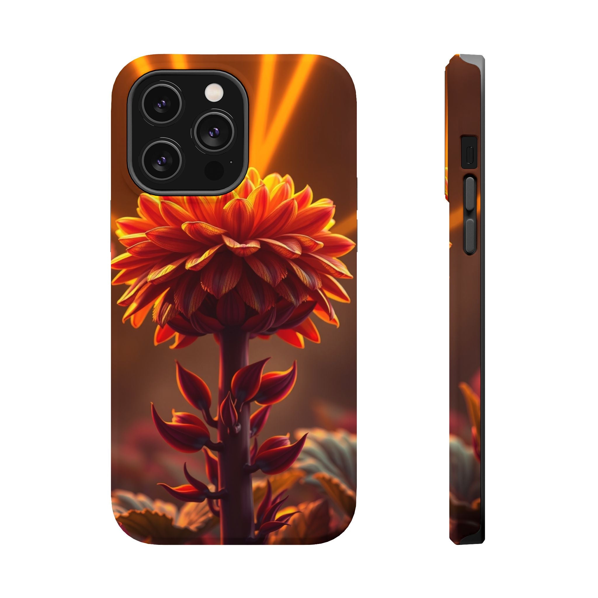 iPhone Mustard And Rust Ranunculus Stack Slim Everyday iPhone Designer · iPhone