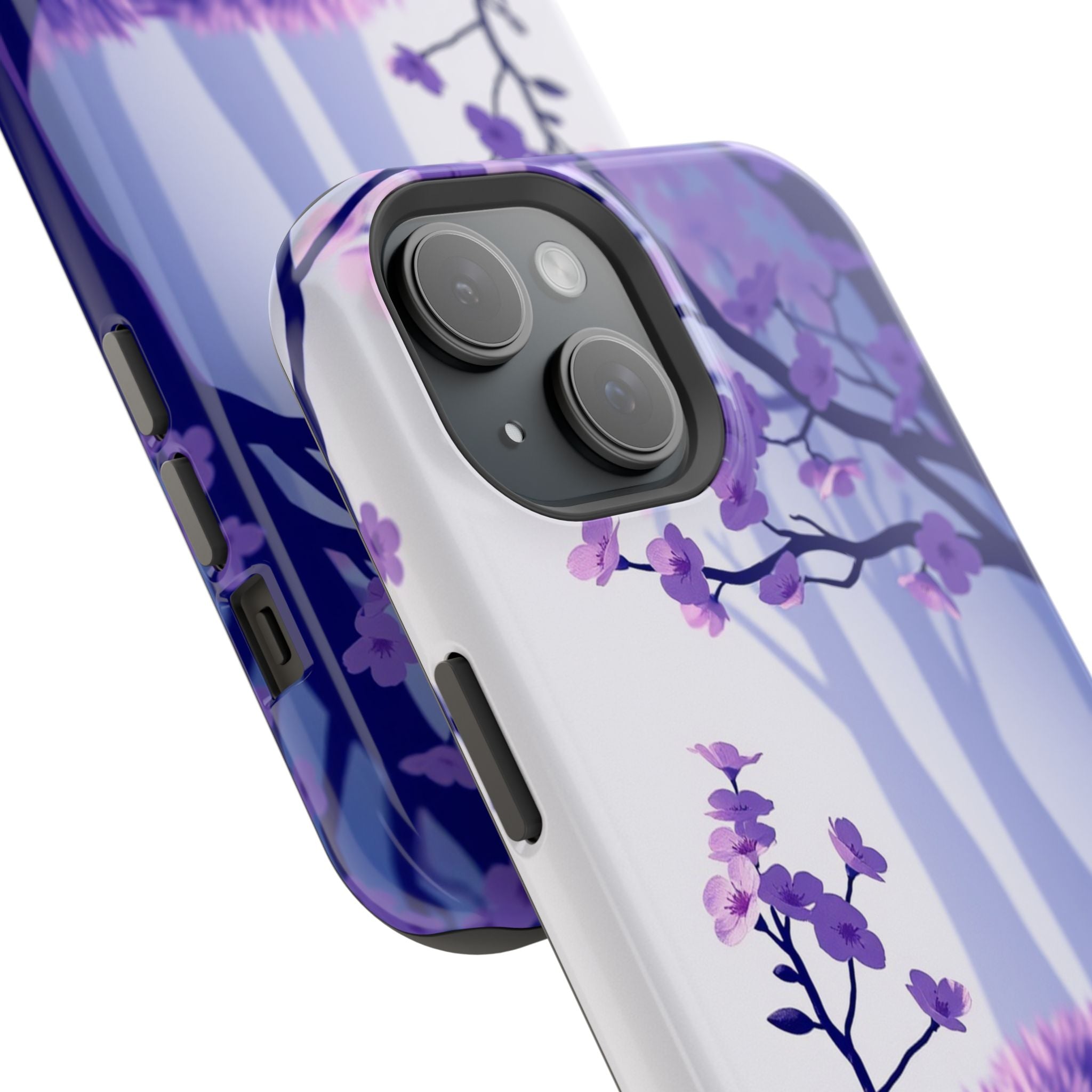 iPhone Blossom Trail Paper Cut Art Bold Modern Everyday Snap Case · iPhone Case