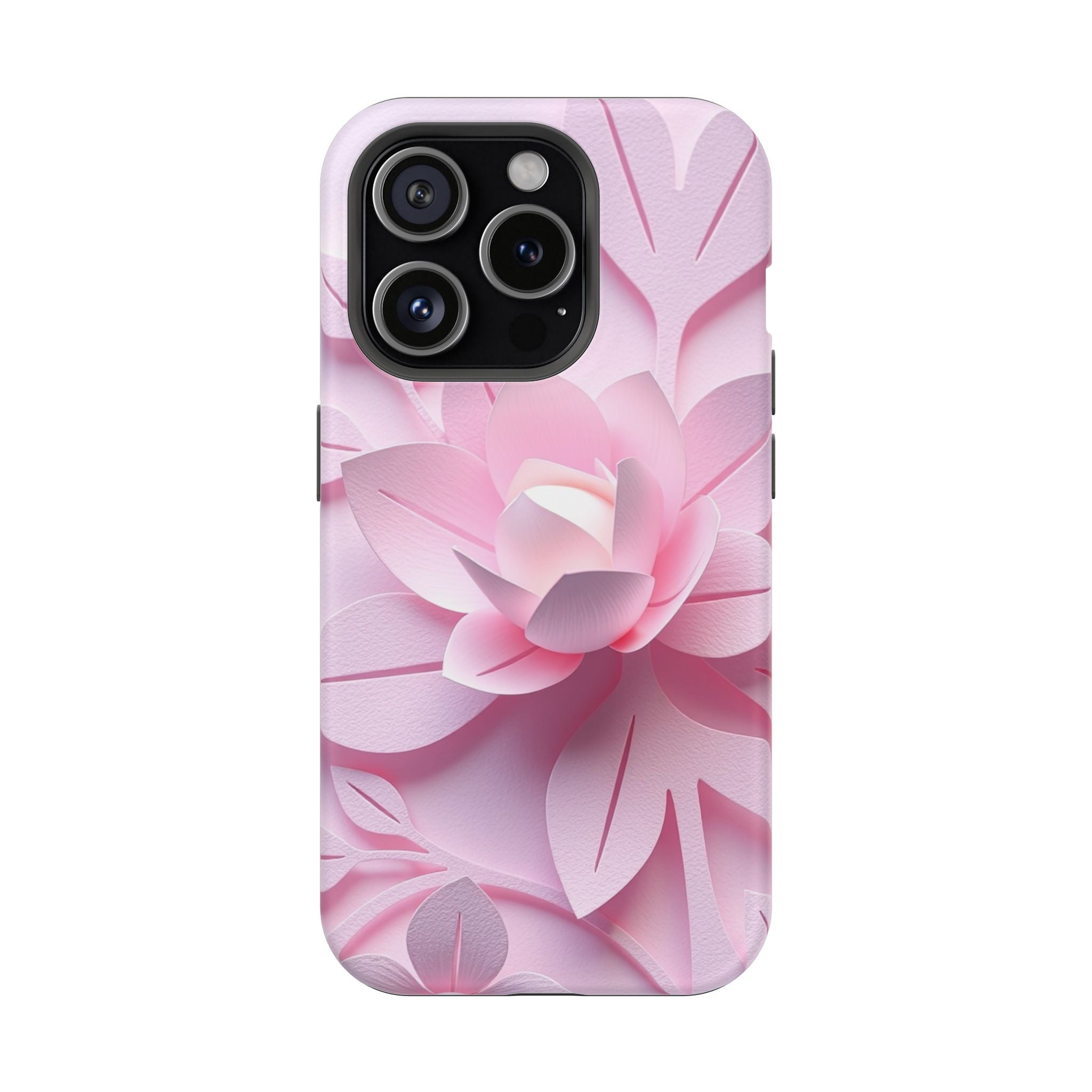 iPhone Floral Geometric Paper Cut Art Slim Everyday Designer Case · iPhone Case