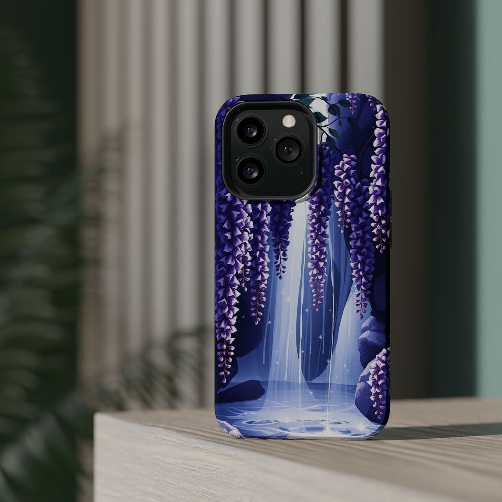 iPhone Wisteria Cascade Serene Design Slim Snap Case Ga · iPhone Case
