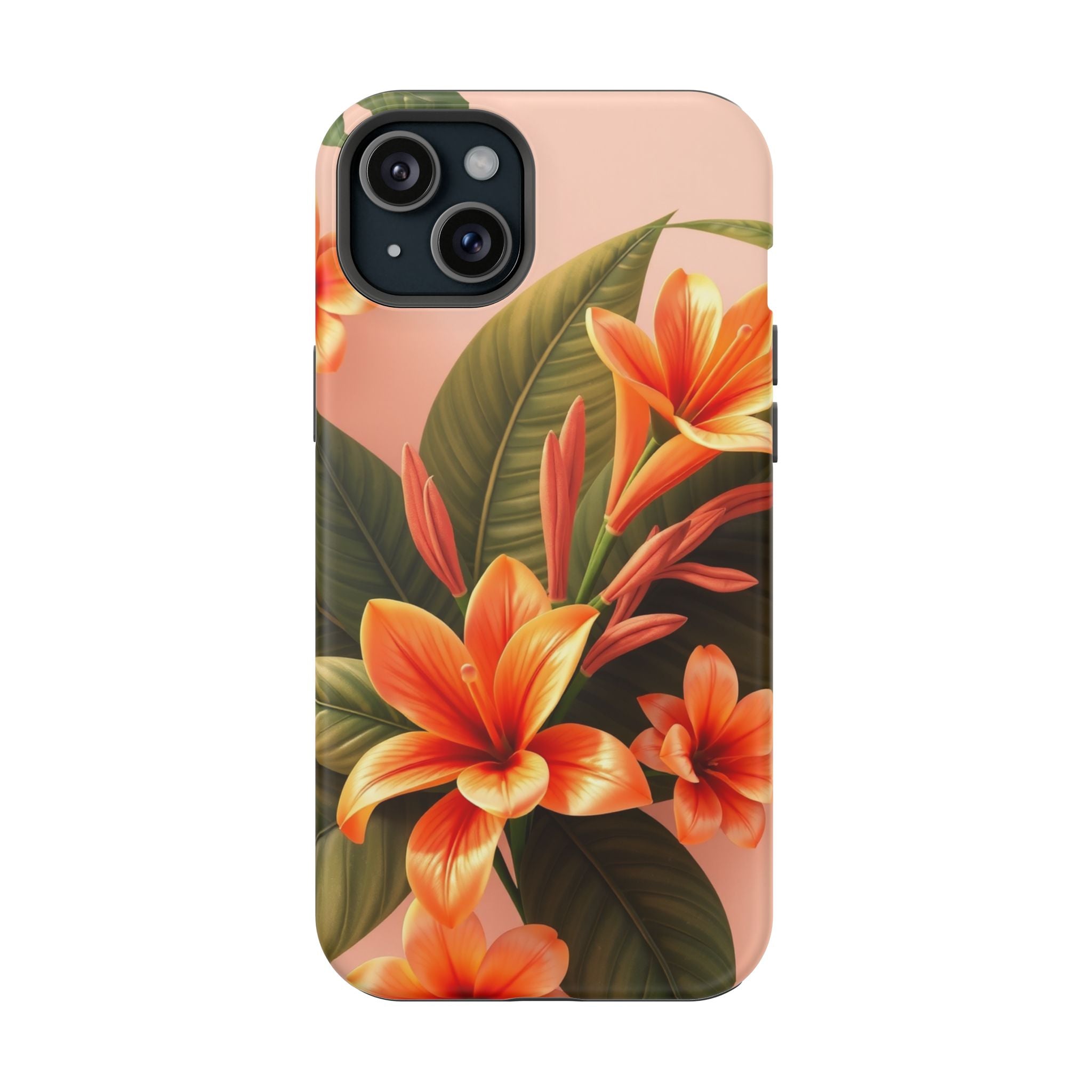 iPhone Tropical Bloom 3D Digital Bold Modern Everyday Snap Case · iPhone Case