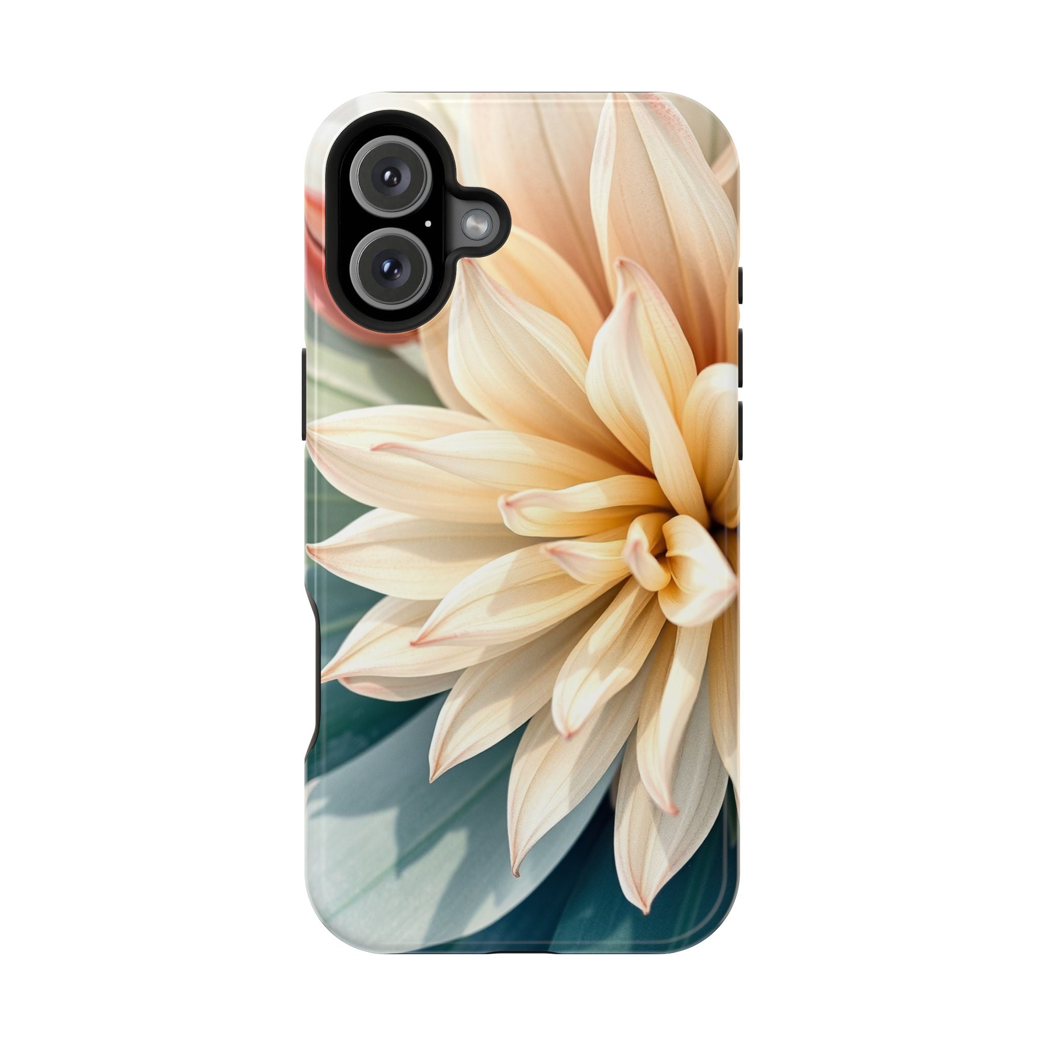 iPhone Neon Floral Radiant Design Clean Minimal Snap Case · iPhone Case