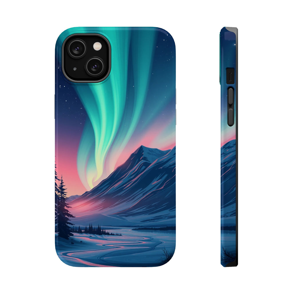 iPhone Mint And Blush Northern Lights Slim Everyday iPhone 18 Designer · iPhone