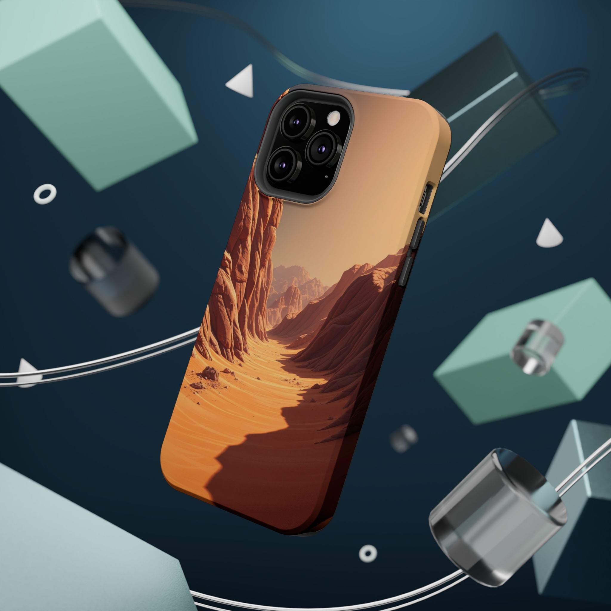 iPhone Burnt Orange And Sand Valley Floor Slim iPhone 20 Everyday · iPhone Case