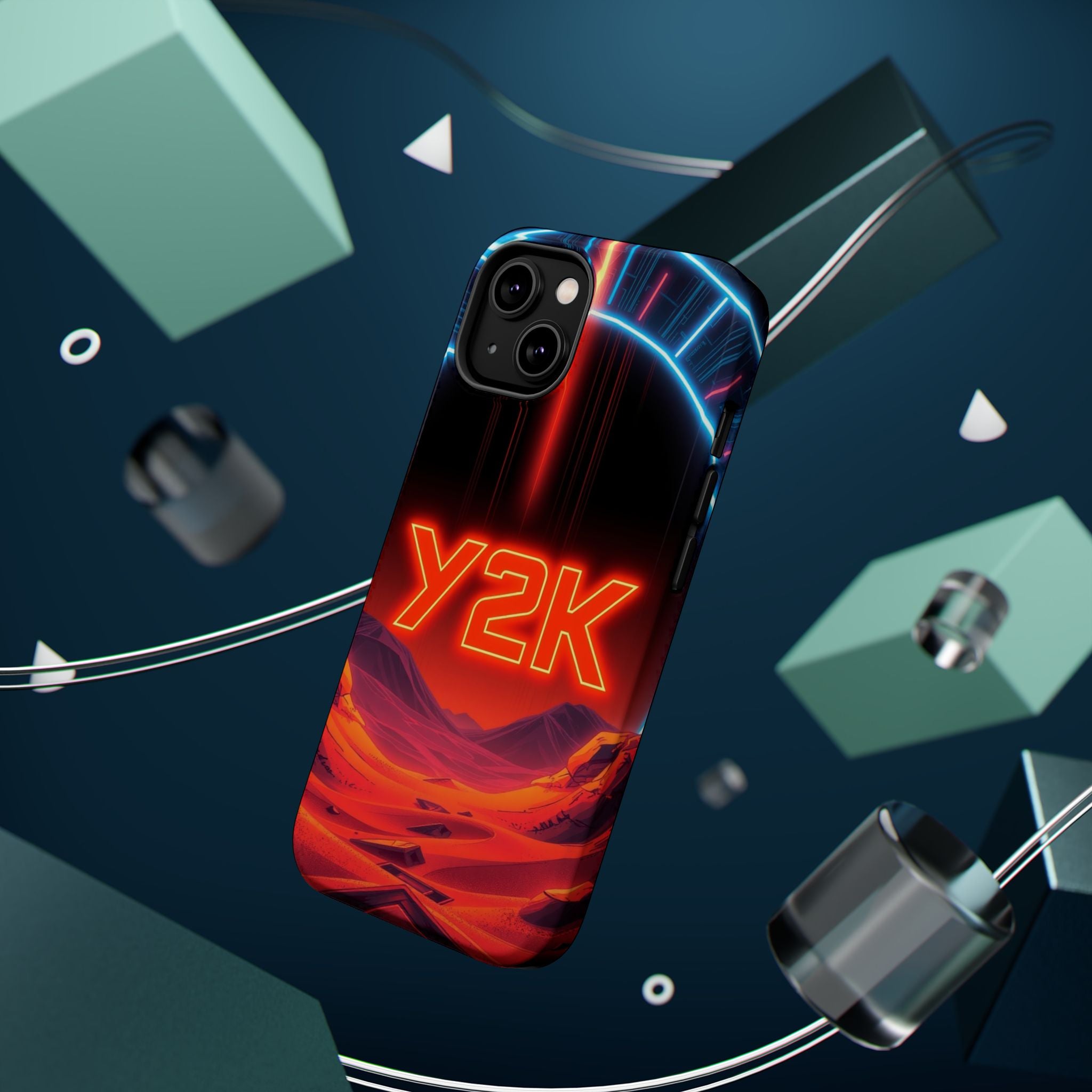 iPhone Y2K Holographic Enchanted Art Slim Everyday Designer Case · iPhone Case