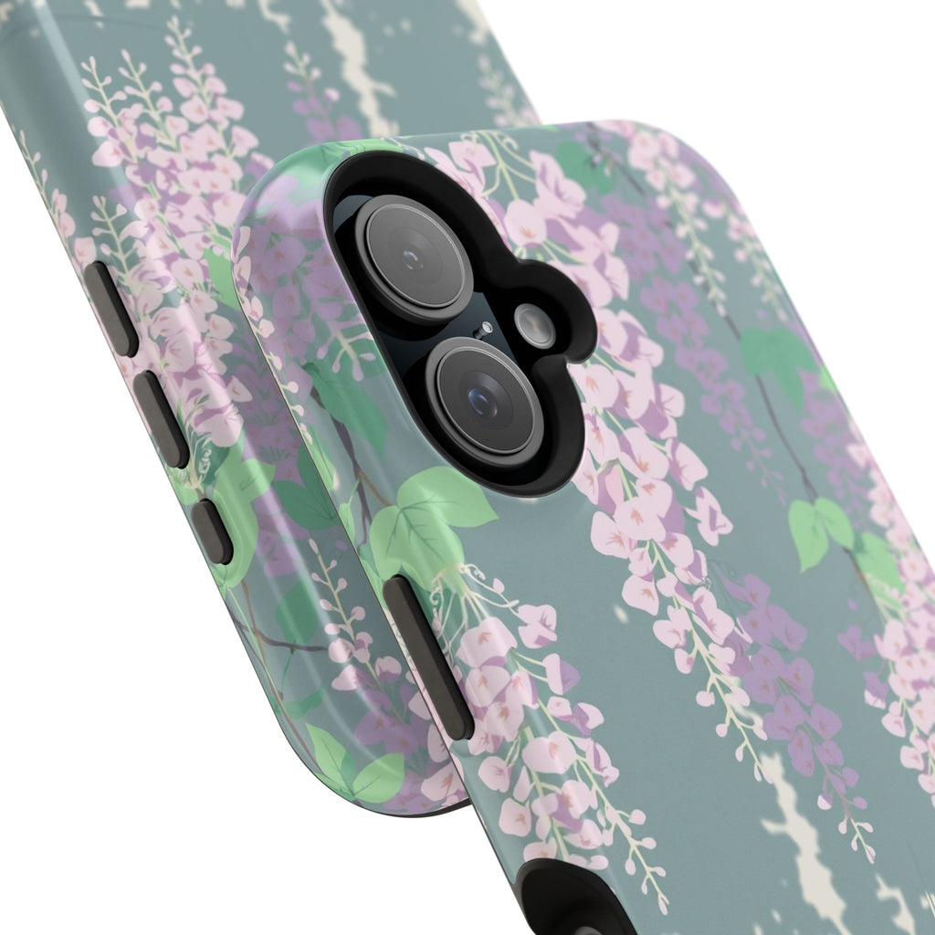 iPhone Dreamy Wisteria Cascade Design Slim Everyday Designer Case · iPhone Case