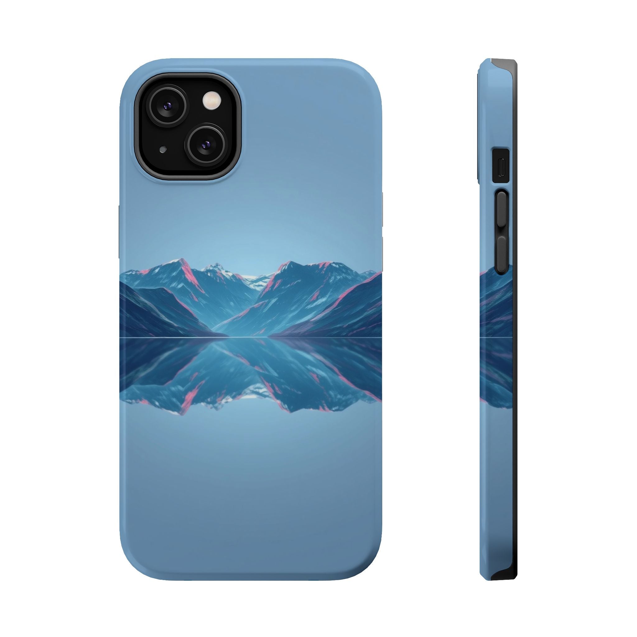 iPhone Fjord Reflection Mystic Art Bold Modern Everyday Snap Case · iPhone Case