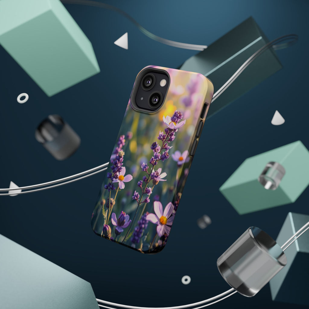 iPhone Lavender And Pearl Wildflower Field Slim iPhone Everyday · iPhone Case