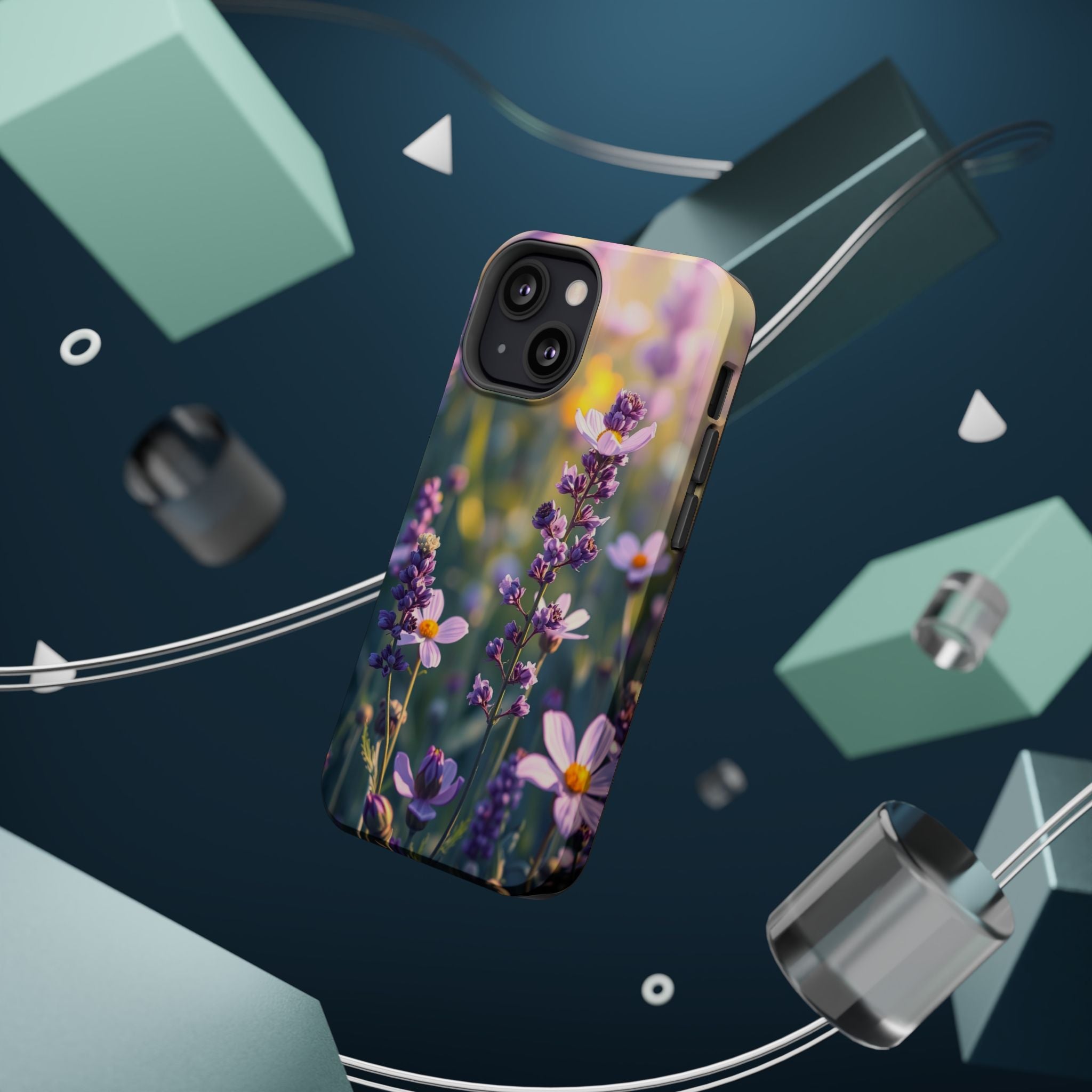 iPhone Lavender And Pearl Wildflower Field Slim iPhone Everyday · iPhone Case