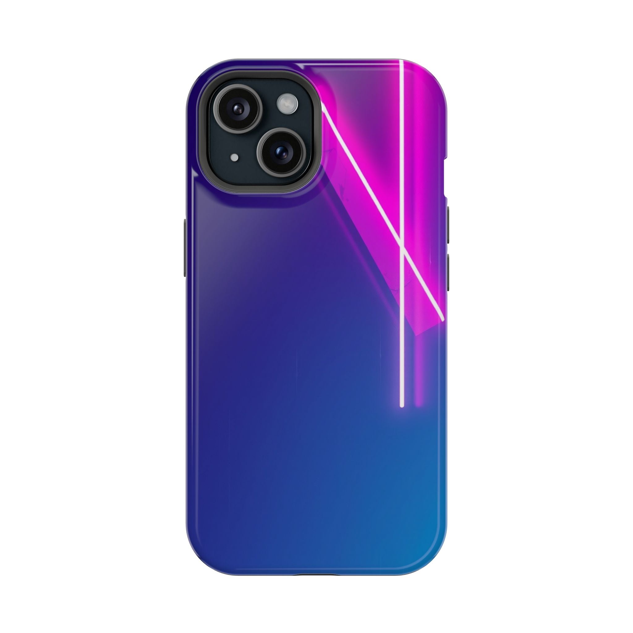 iPhone 1990s Geometric Neon Electric Art Slim Everyday Designer Case · iPhone Ca
