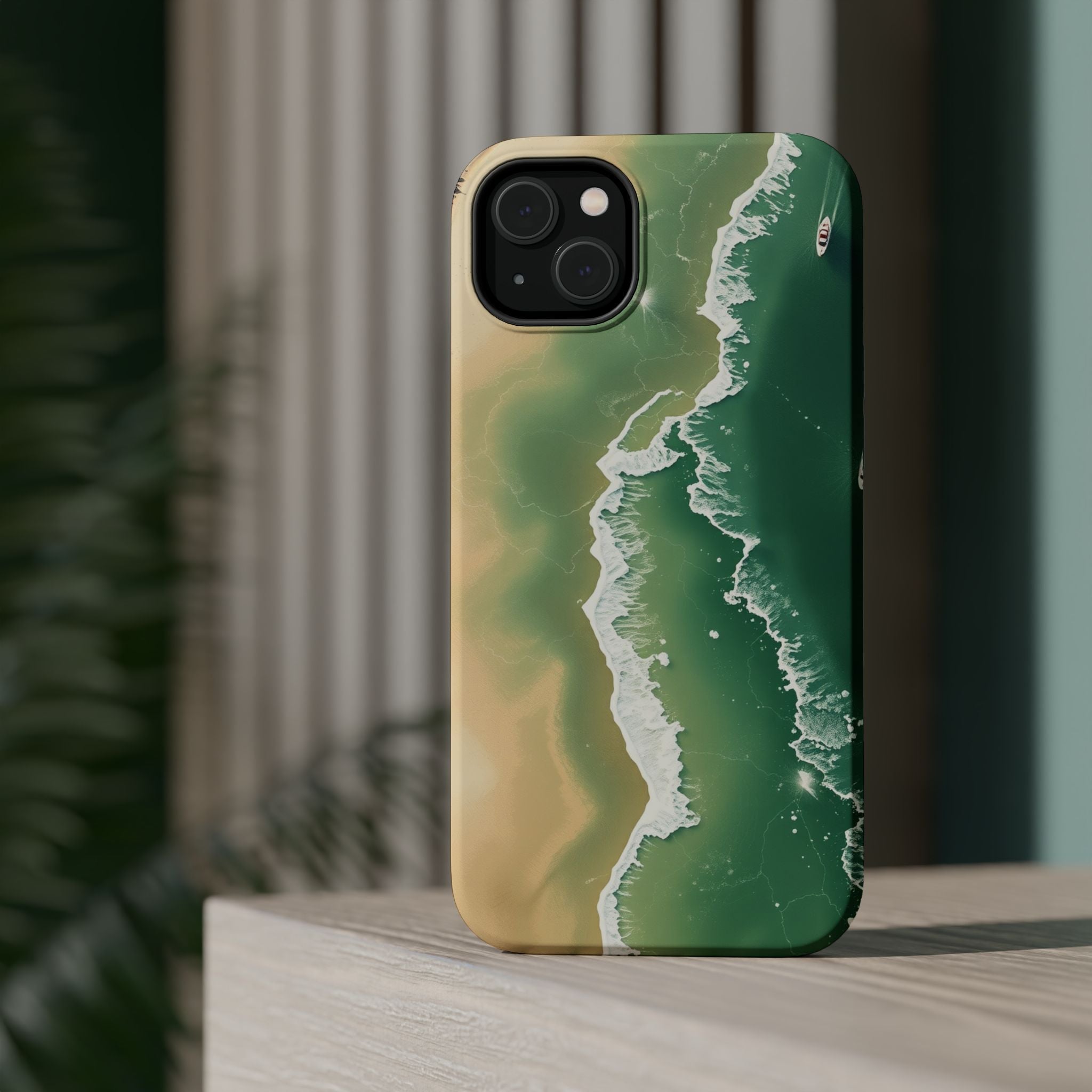 iPhone Shoreline Aerial Bold Art Bold Modern Everyday Snap Case · iPhone Case