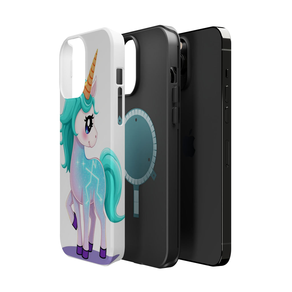 iPhone Turquoise Sparkle Unicorn Kids Fun iPhone Phone Case Gift · iPhone Case