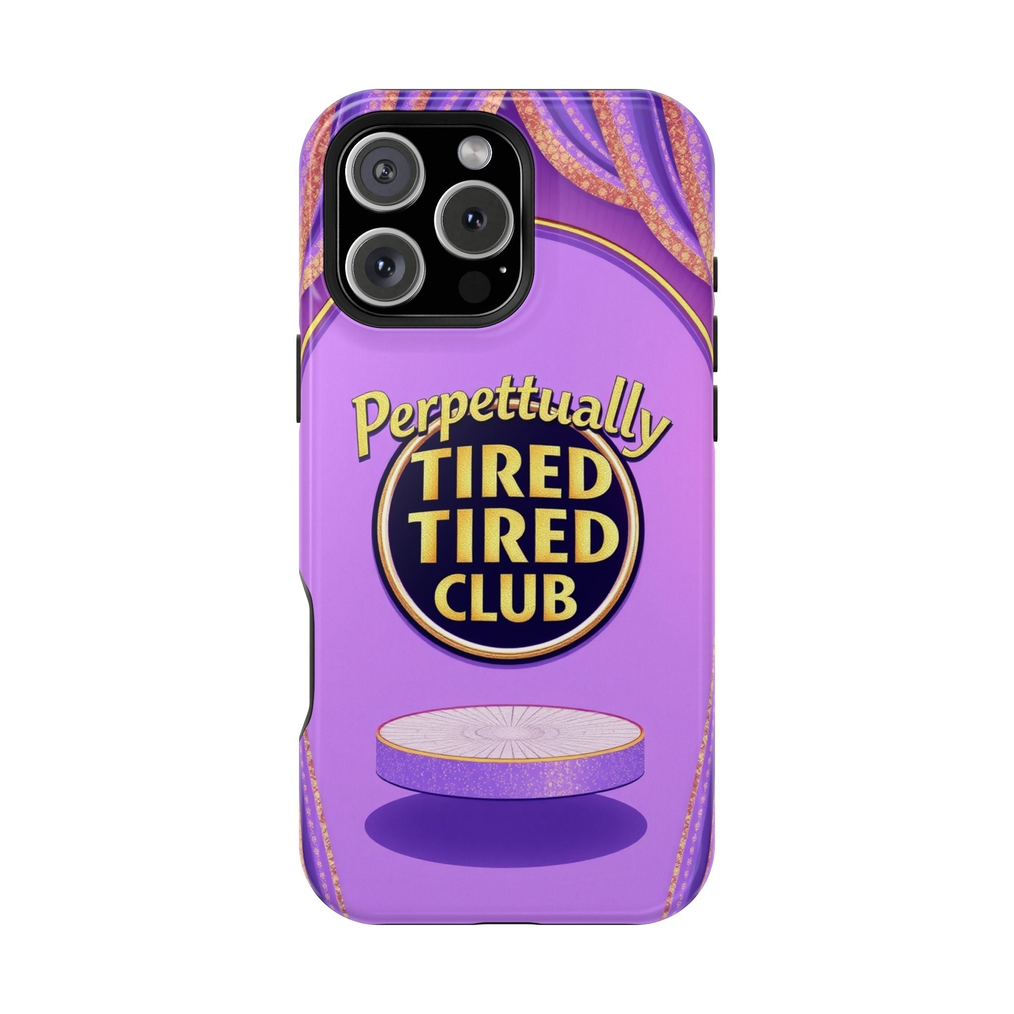 iPhone Perpetually Tired Club Bold Art Slim Everyday Designer Case · iPhone Case