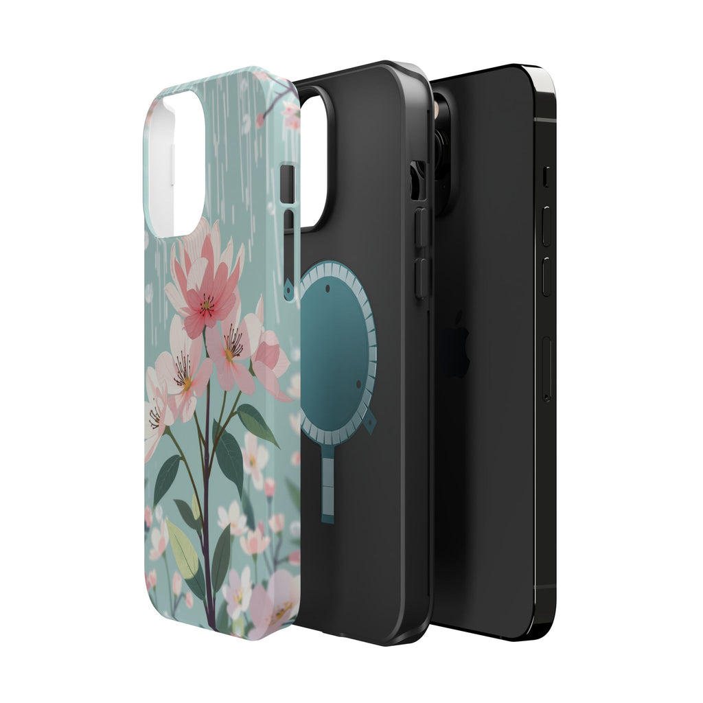 iPhone Mint And Blush Spring Shower Bloom Slim iPhone Everyday Designer · iPhone