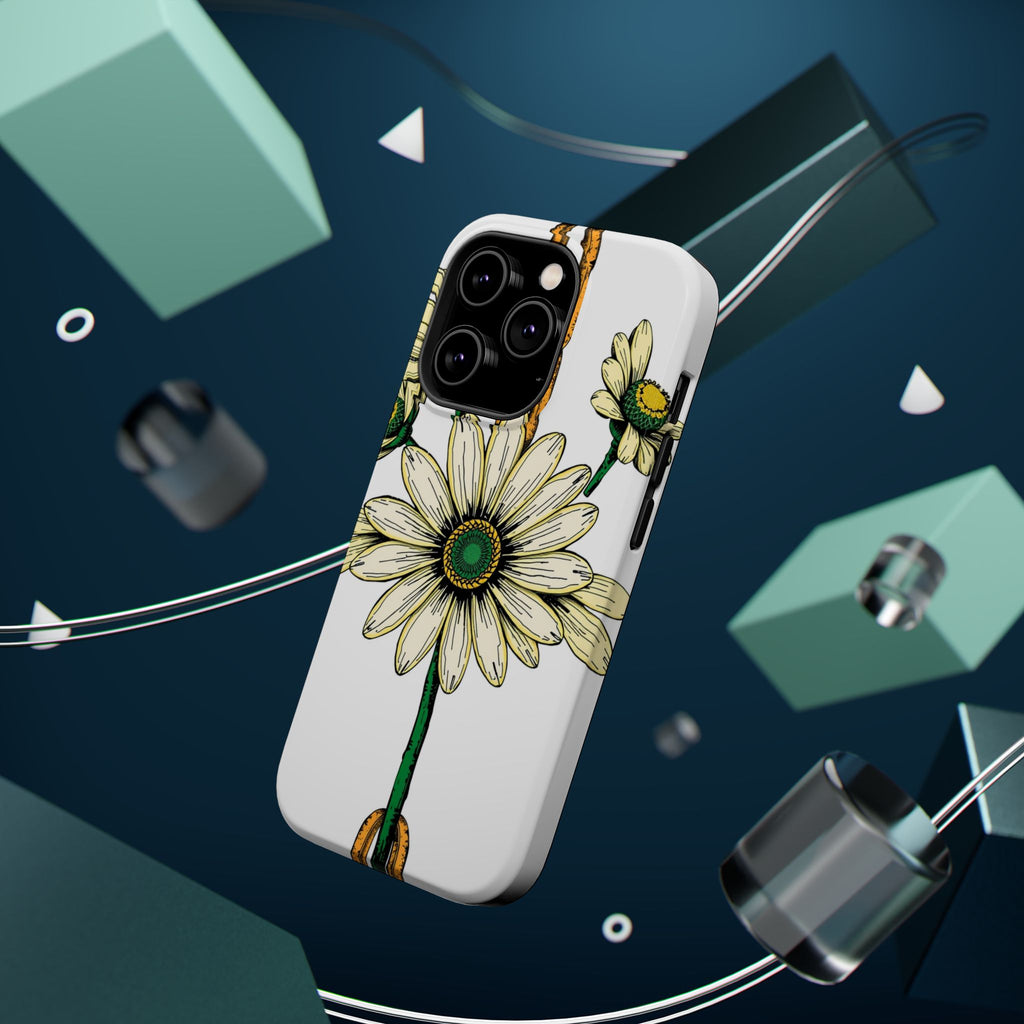 iPhone Daisy Chain Dark Gothic Ink Bold Modern Everyday Snap Case · iPhone Case