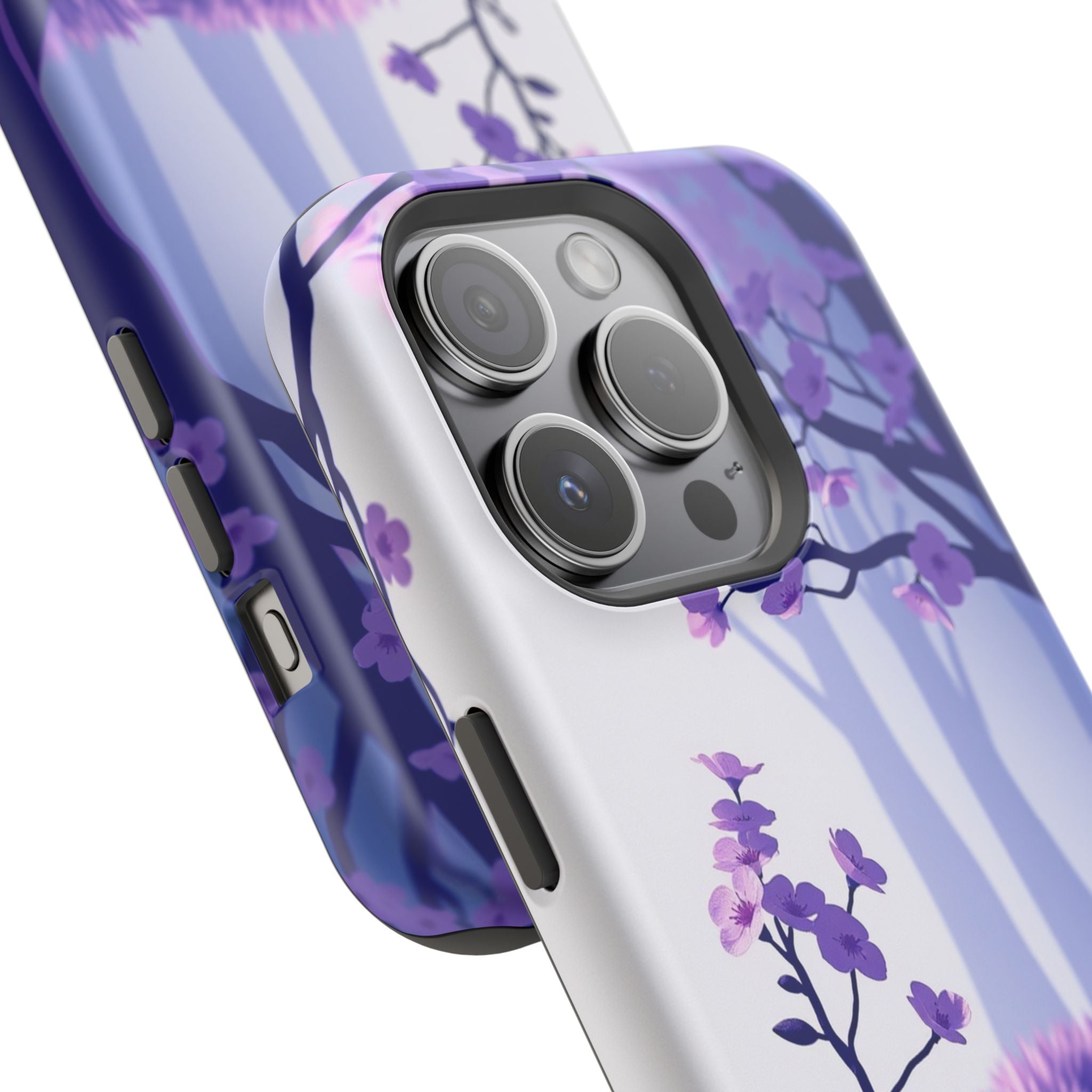 iPhone Blossom Trail Paper Cut Art Bold Modern Everyday Snap Case · iPhone Case