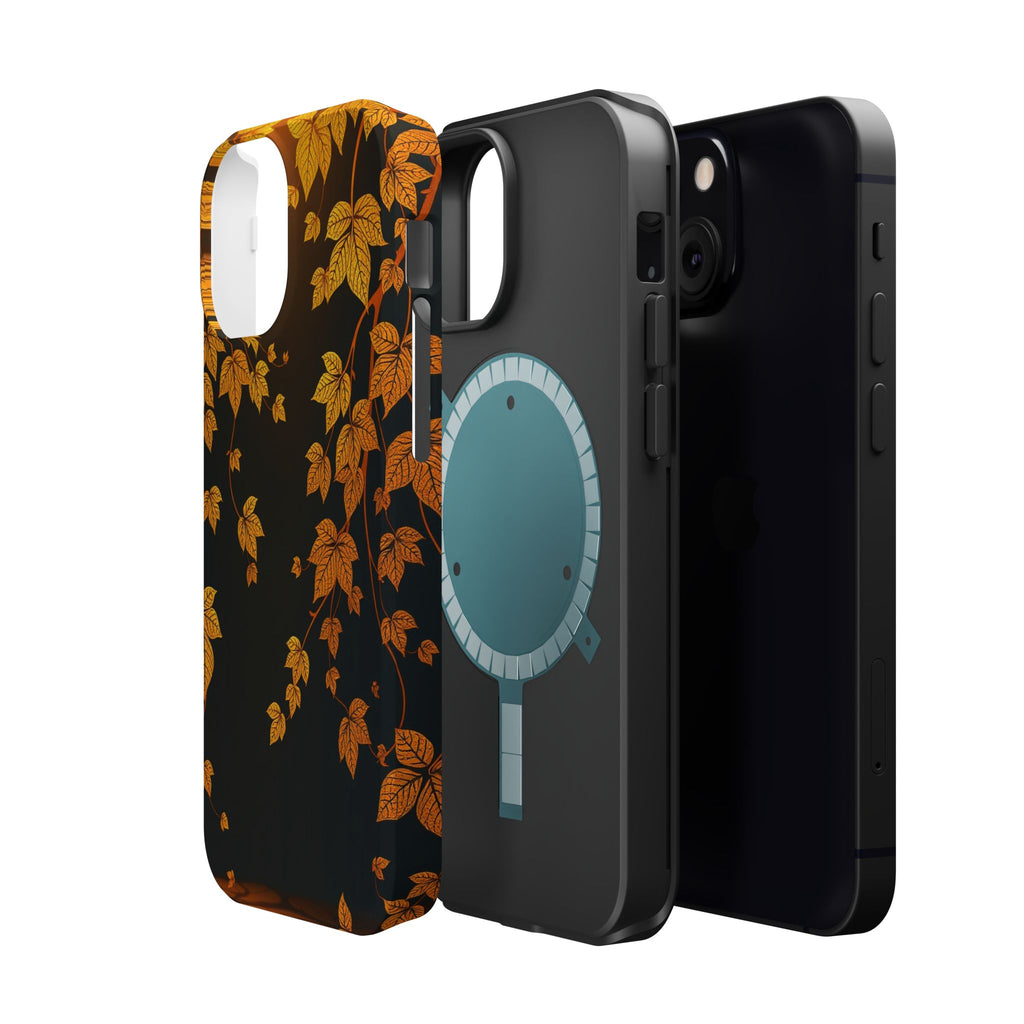 iPhone Mustard And Rust Art Nouveau Vine Slim Everyday iPhone 14 · iPhone Case