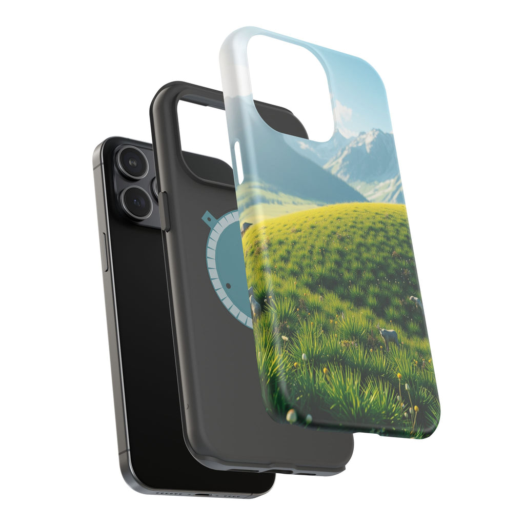 iPhone Vibrant Alpine Meadow Design Slim Everyday Designer Case · iPhone Case