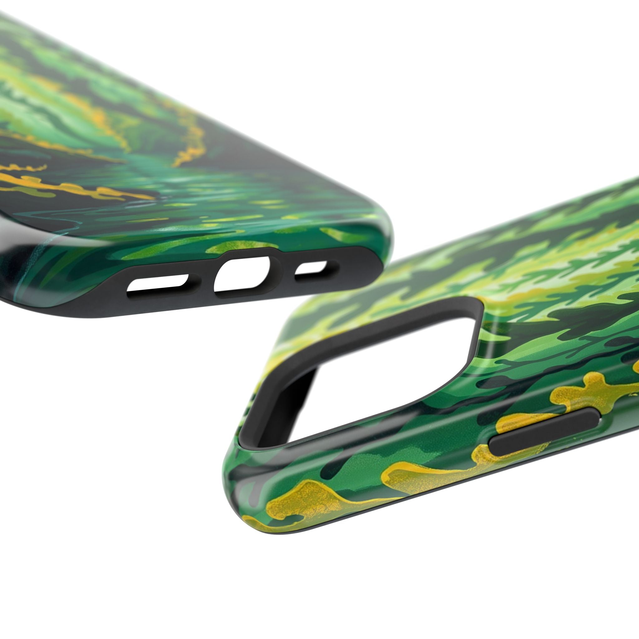 iPhone Kelp Forest Oil Painting Impressionist Slim iPhone Everyday · iPhone Case