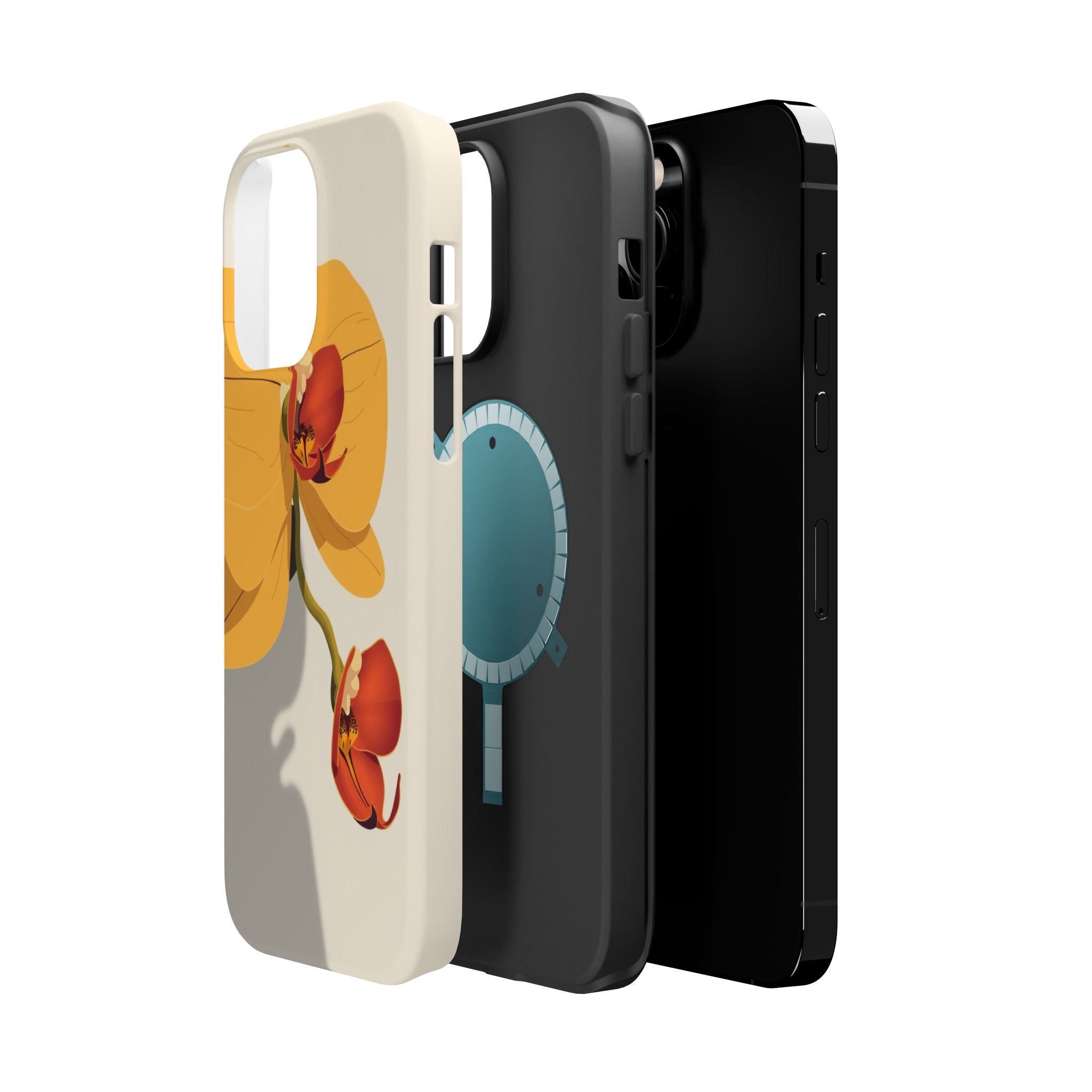 iPhone Vibrant Orchid Study Design Bold Modern Everyday Snap Case · iPhone Case