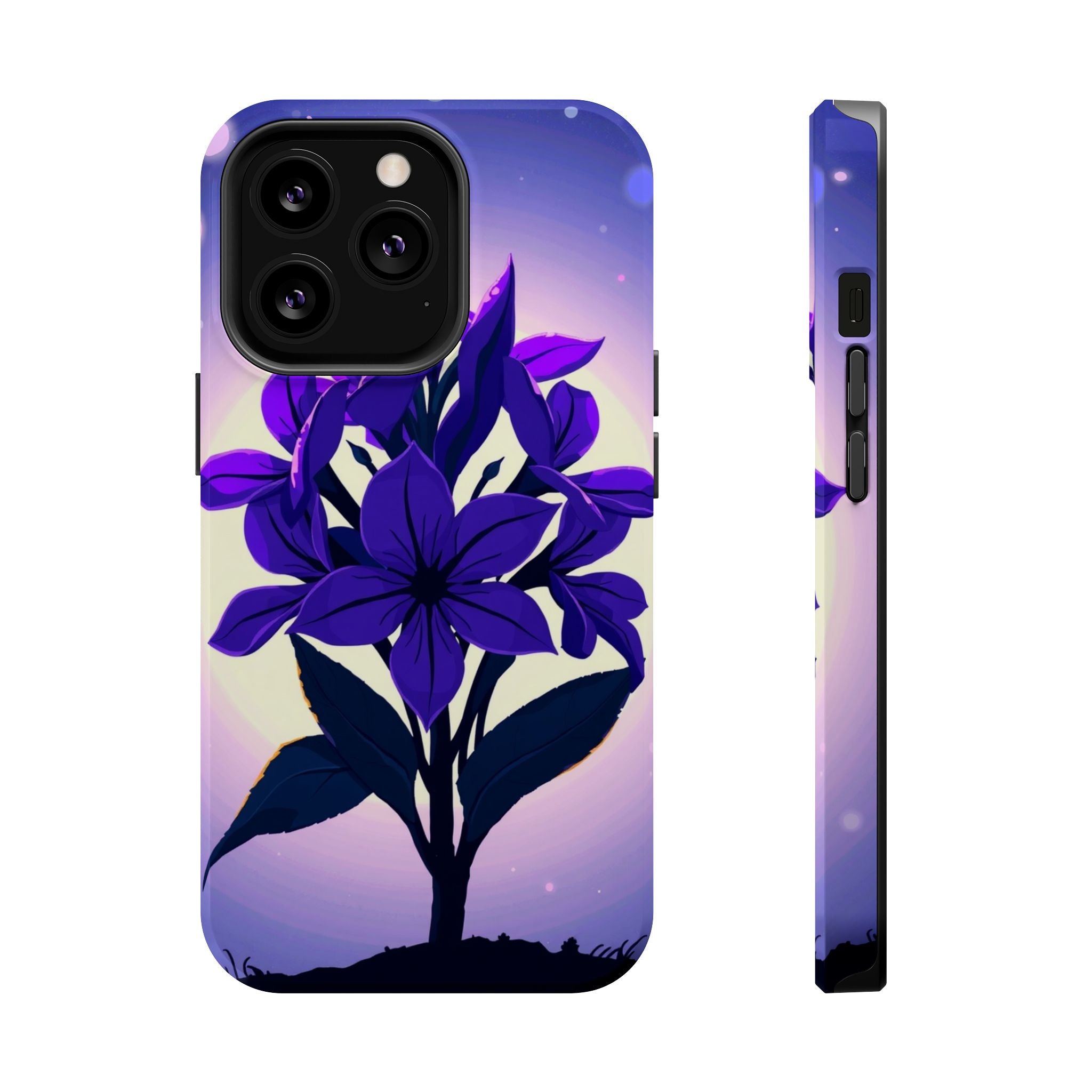 iPhone Floral Crown Mystic Art 13 Bold Modern Everyday Snap Case · iPhone Case