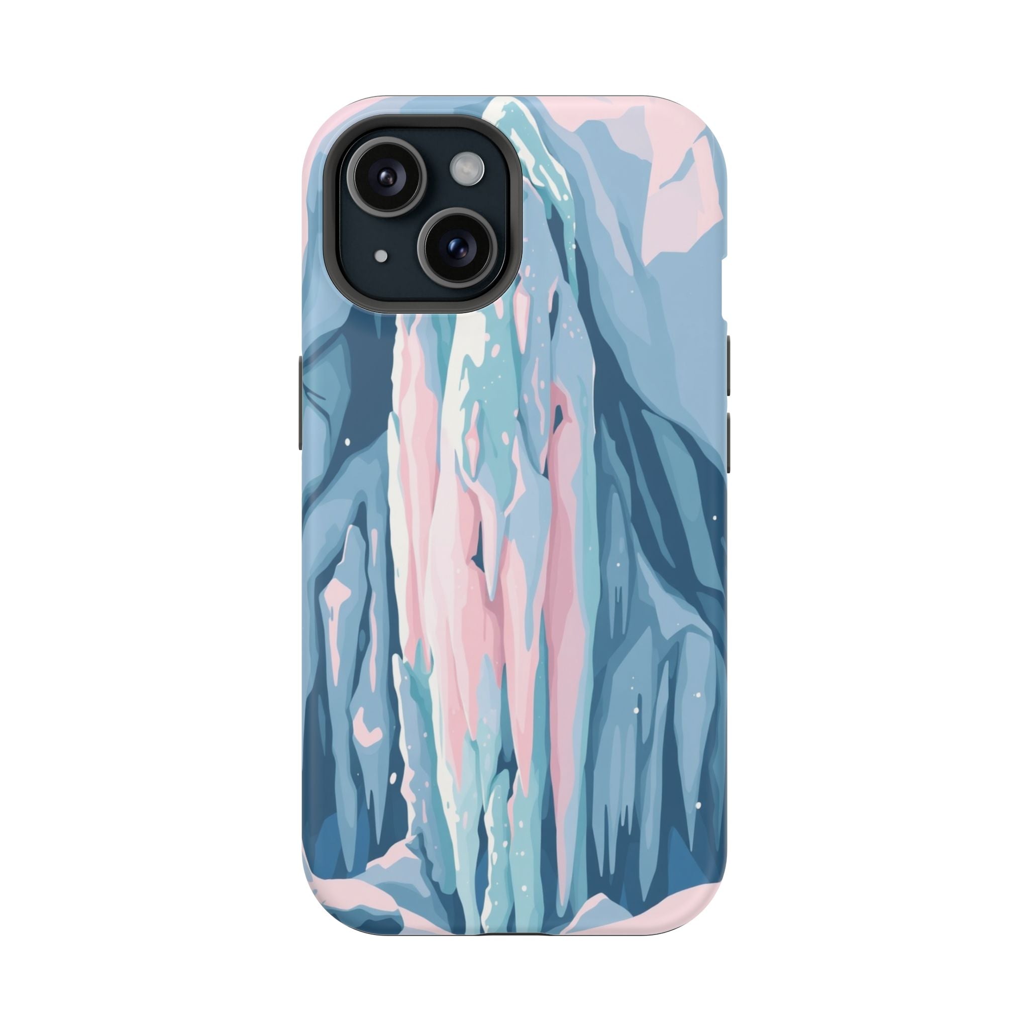 iPhone Mint And Blush Icicle Formation Slim Everyday Designer Case · iPhone Case