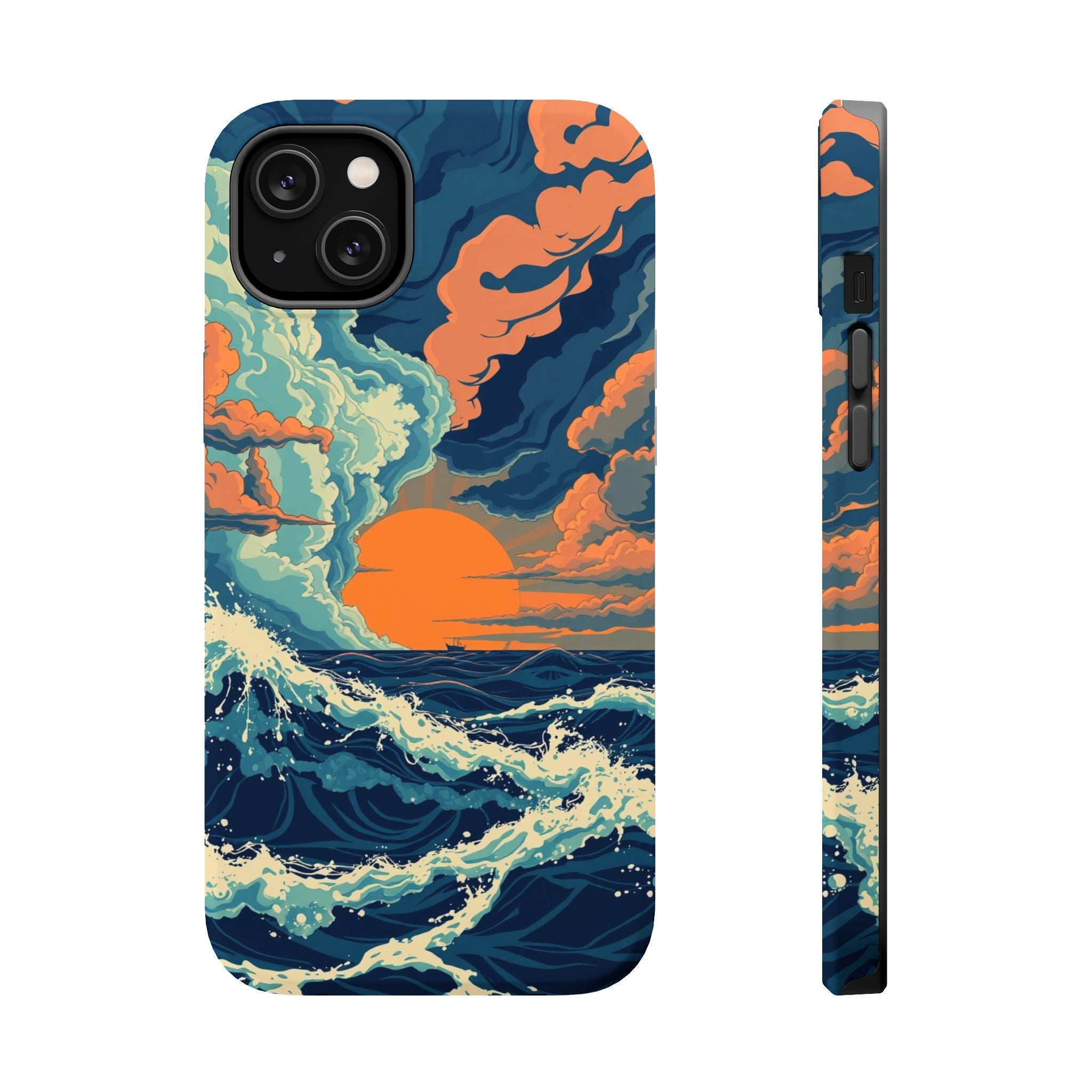 iPhone Storm at Sea Enchanted Art 16 Slim Everyday Designer Case · iPhone Case
