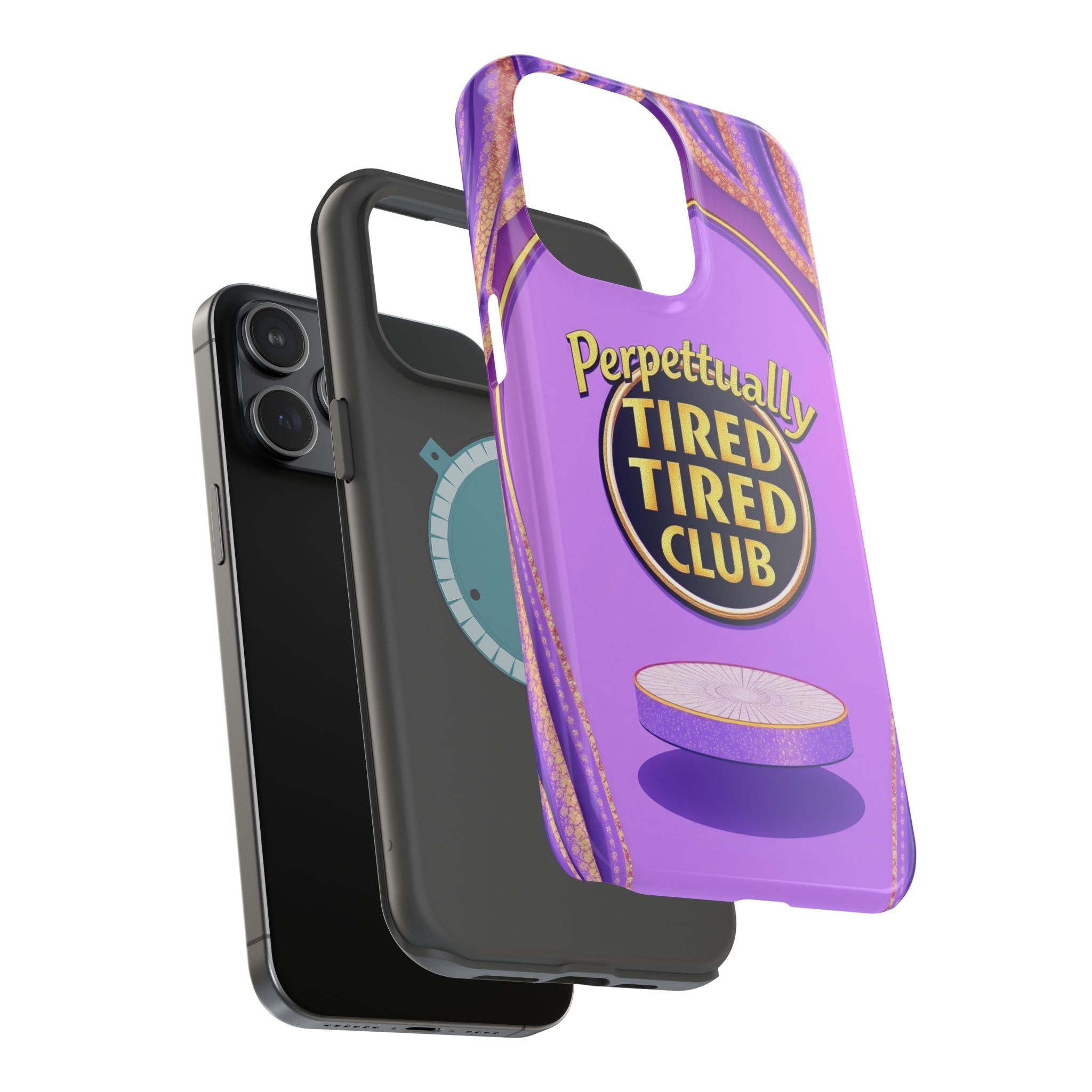 iPhone Perpetually Tired Club Bold Art Slim Everyday Designer Case · iPhone Case