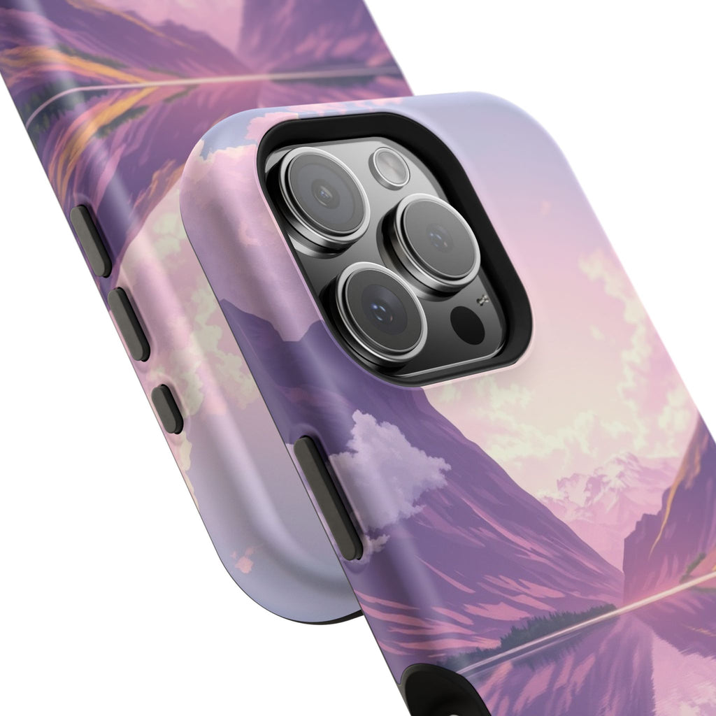 iPhone Lavender And Pearl Fjord Reflection Slim iPhone Everyday · iPhone Case