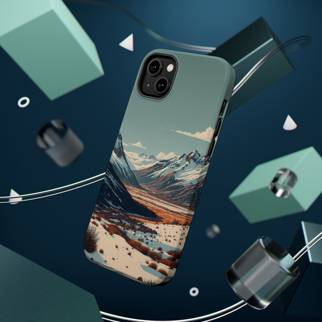 iPhone Serene Tundra Expanse Design Slim Everyday Designer Case · iPhone Case