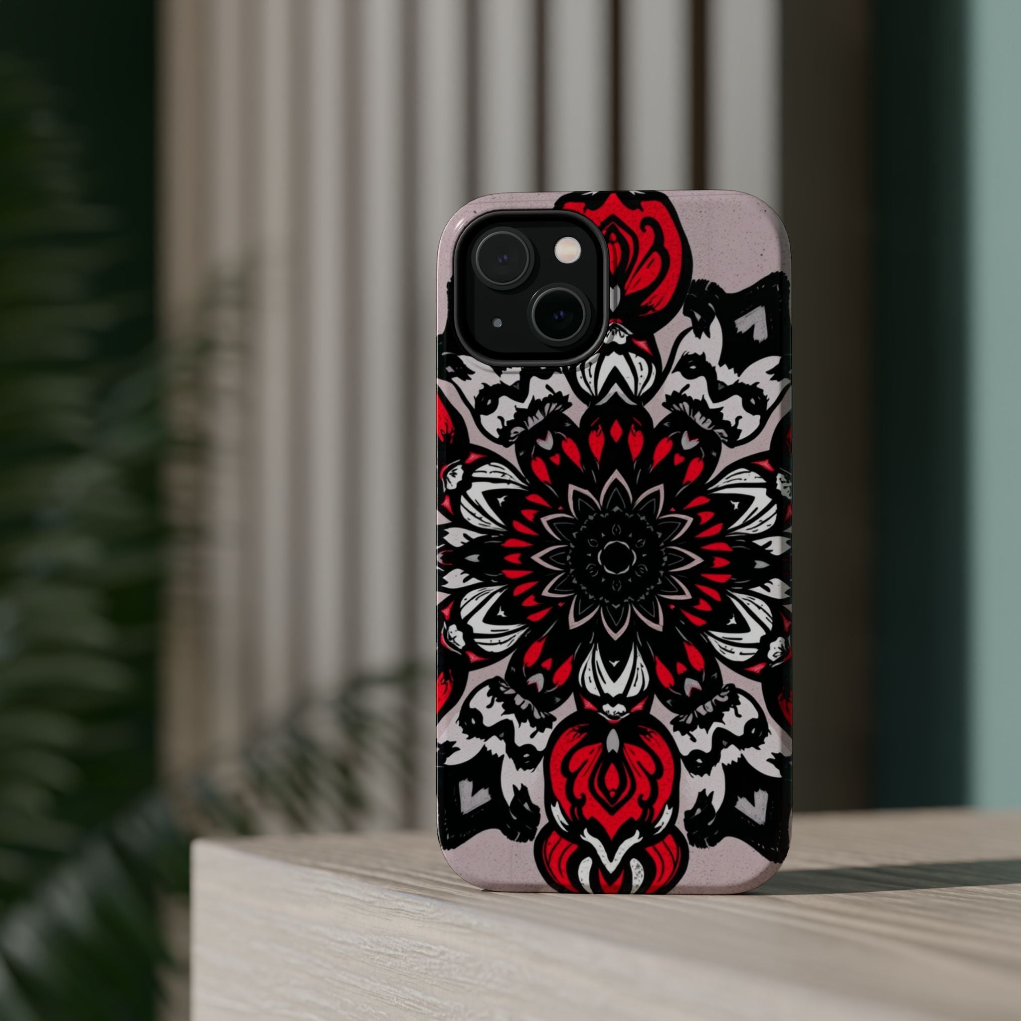 iPhone Floral Mandala Bold Art Slim Everyday Designer Case · iPhone Case