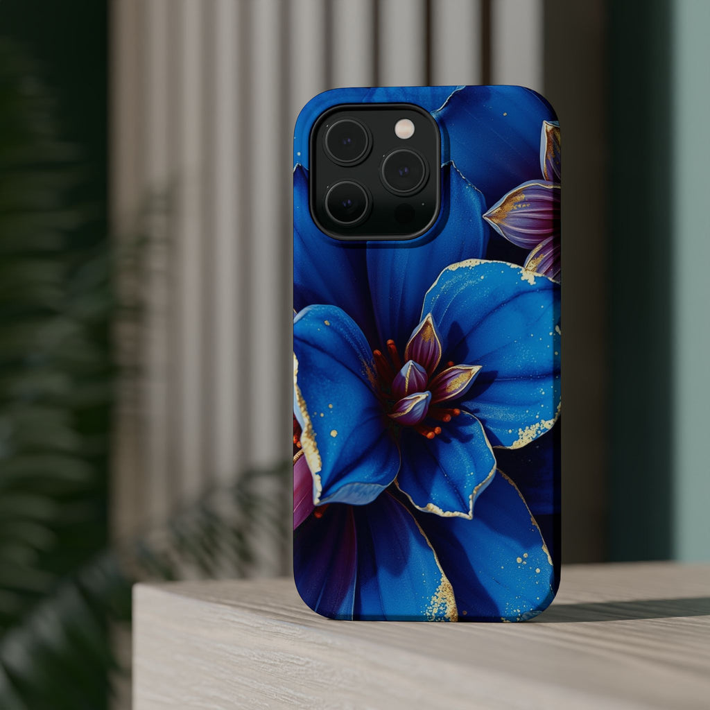 iPhone Floral Gold Foil Serene Design Slim Snap Case Ga · iPhone Case
