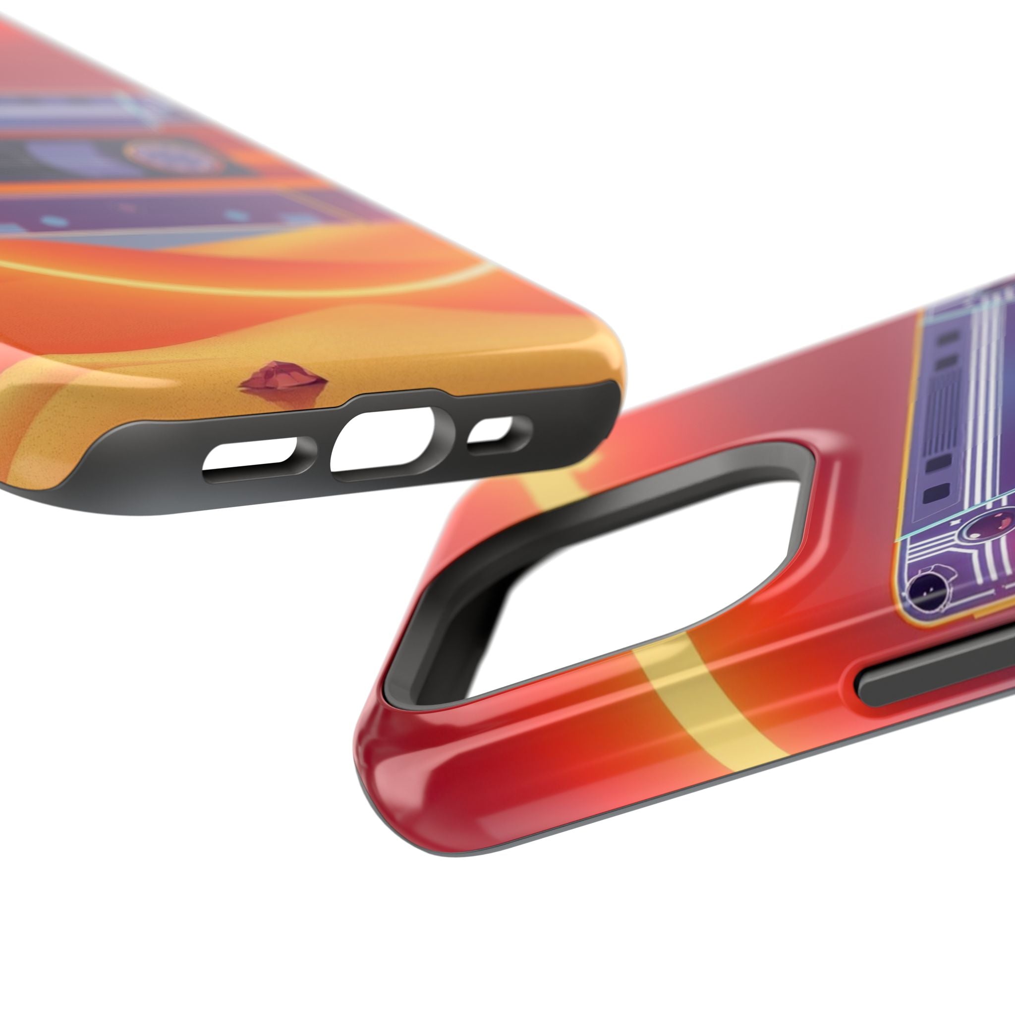 iPhone Cassette Tape Rewind Bold Art Slim Everyday Designer Case · iPhone Case