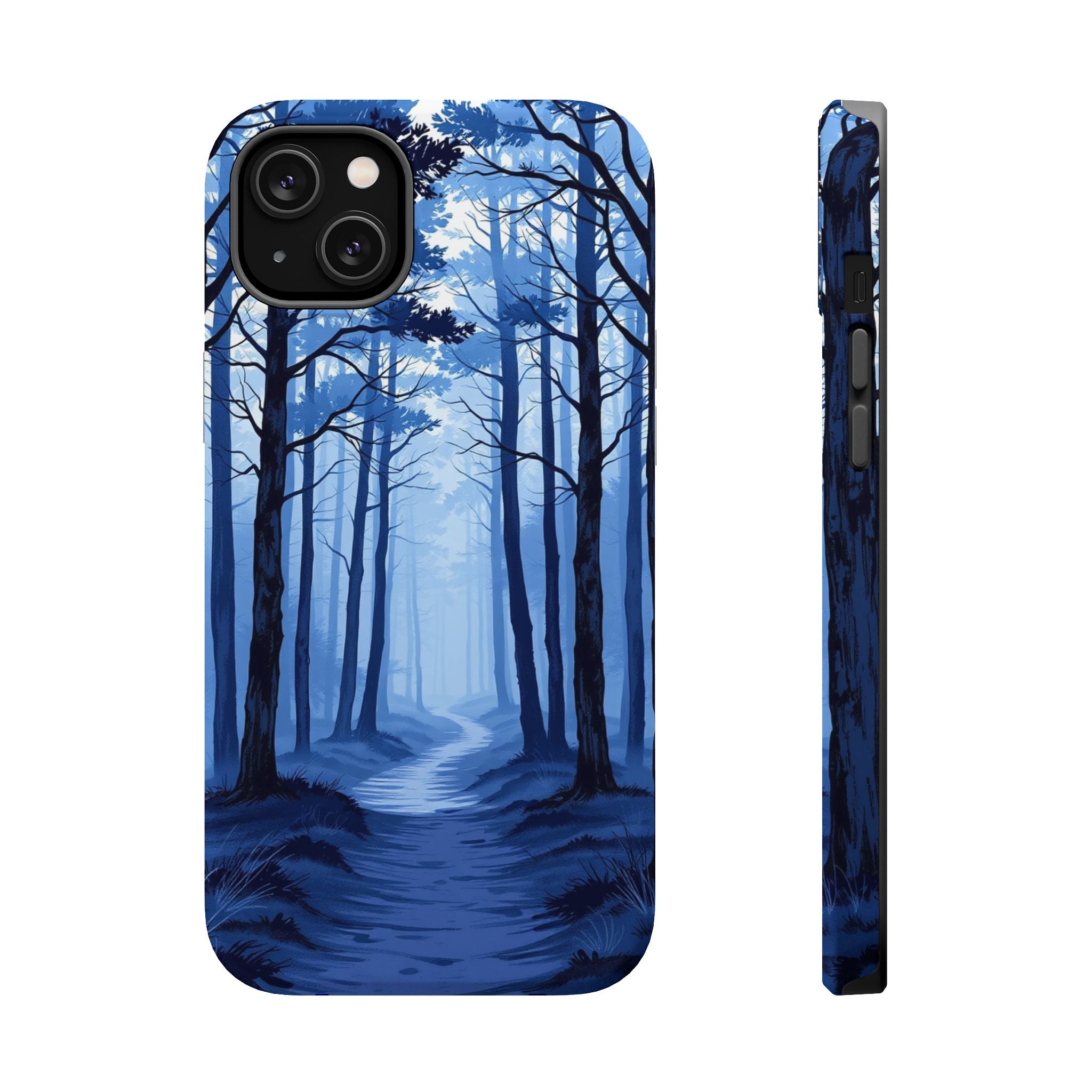 iPhone Misty Forest Path Hand-Drawn Sketch Slim iPhone Everyday · iPhone Case