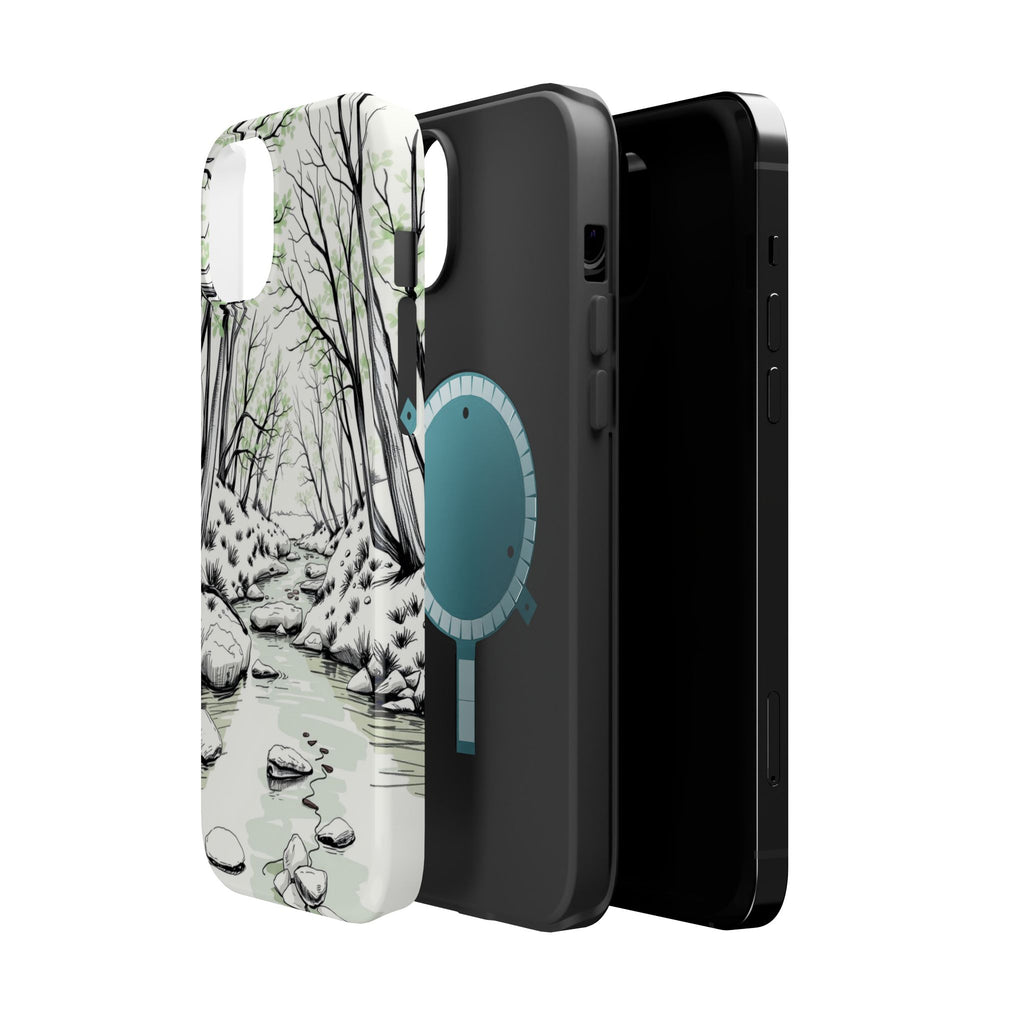 iPhone Sage And Ivory Spring Creek Bold Modern Everyday Snap Case · iPhone Case