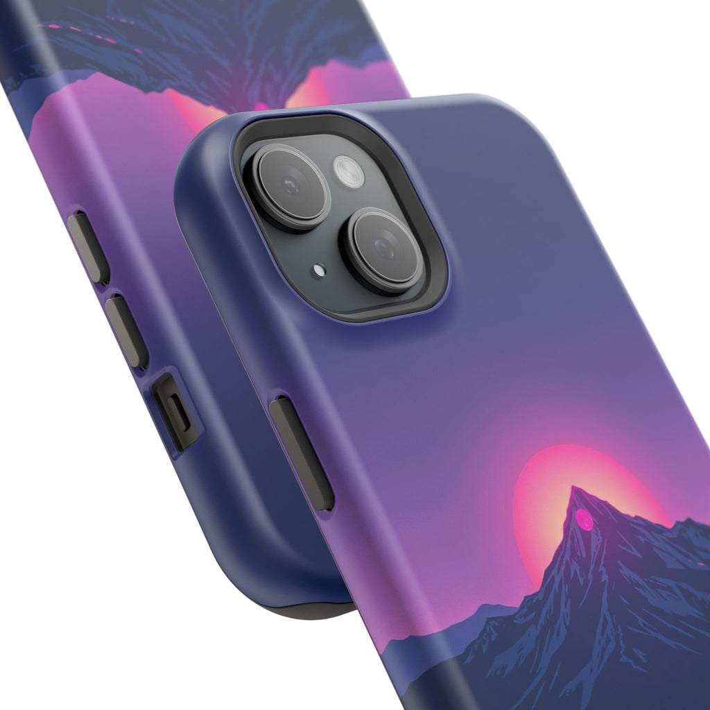 iPhone Mountain at Sunrise Electric Art Slim Everyday iPhone 15 · iPhone Case