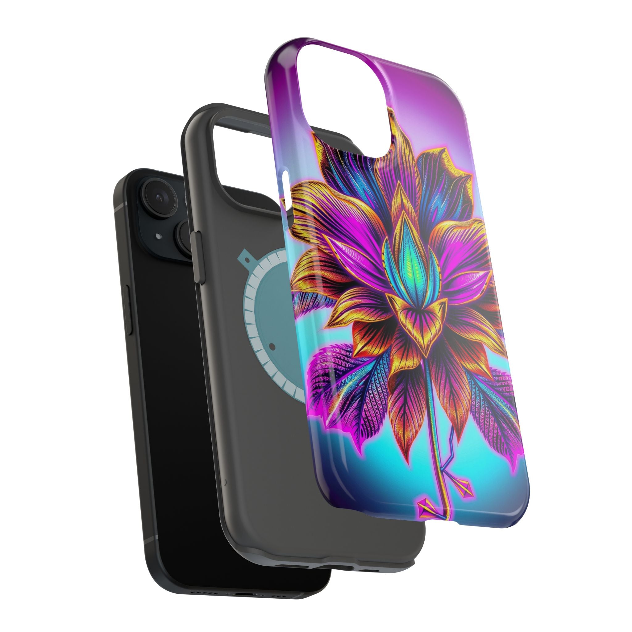 iPhone Floral Gold Foil Mystic Art Bold Modern Everyday Snap Case · iPhone Case