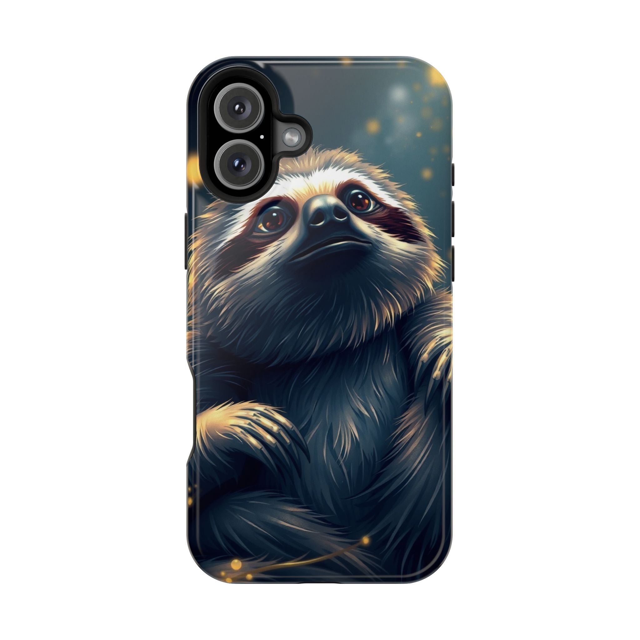 iPhone Vibrant Cozy Sloth Mode Design Slim Everyday Designer Case · iPhone Case
