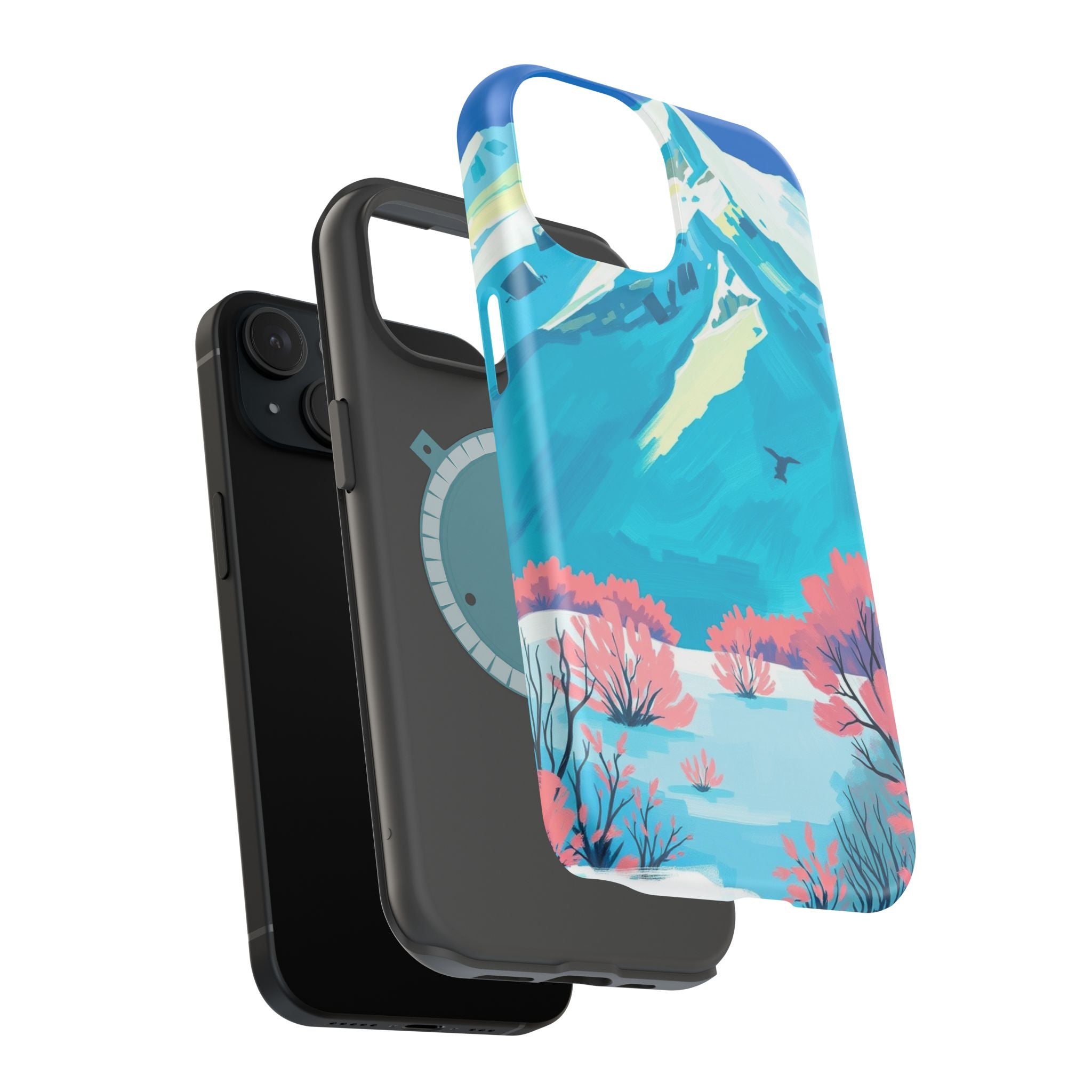 iPhone Snow Field Electric Art Slim Everyday Designer Case · iPhone Case