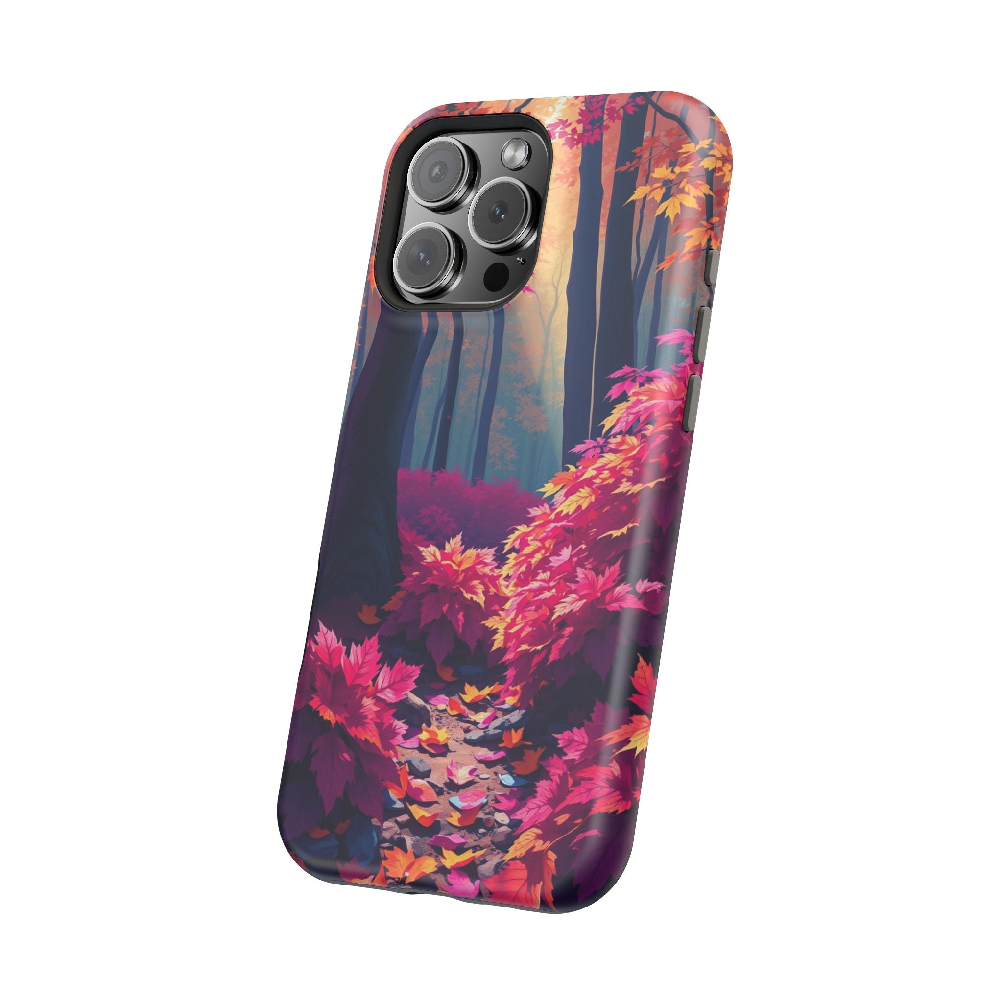 iPhone Earthy Autumn Forest Floor Design Slim Everyday iPhone Designer · iPhone