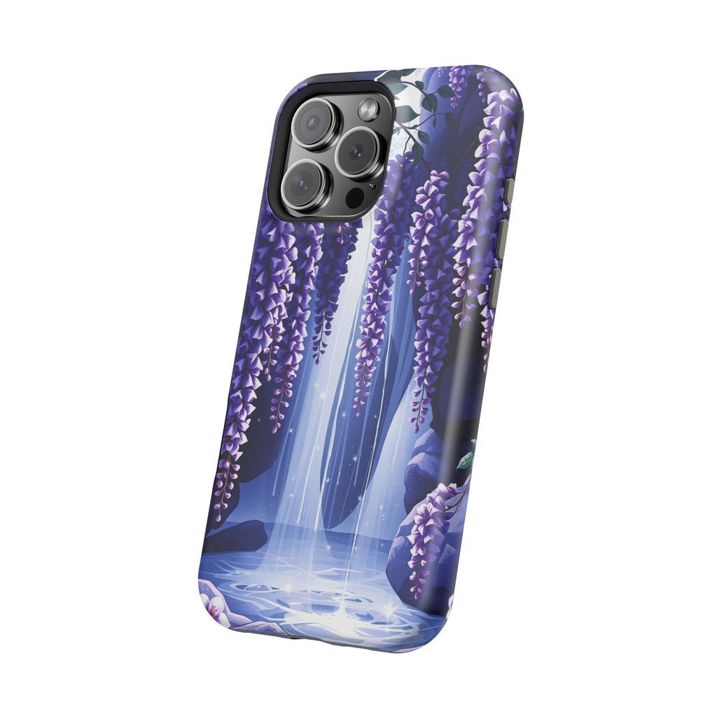 iPhone Wisteria Cascade Serene Design Slim Snap Case Ga · iPhone Case