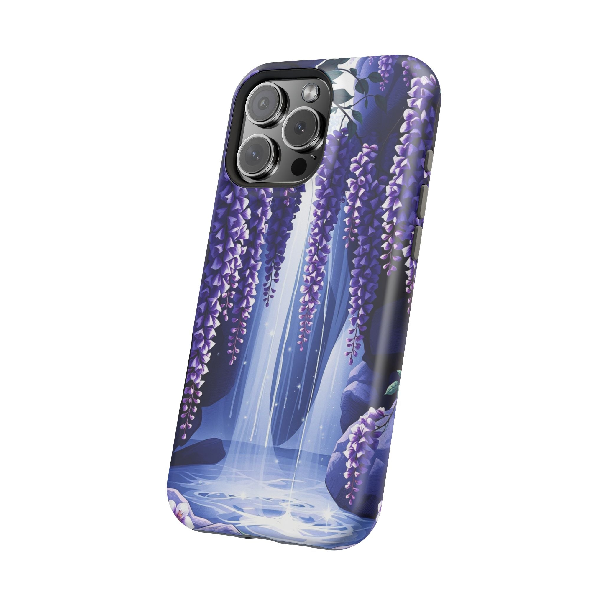iPhone Wisteria Cascade Serene Design Slim Snap Case Ga · iPhone Case